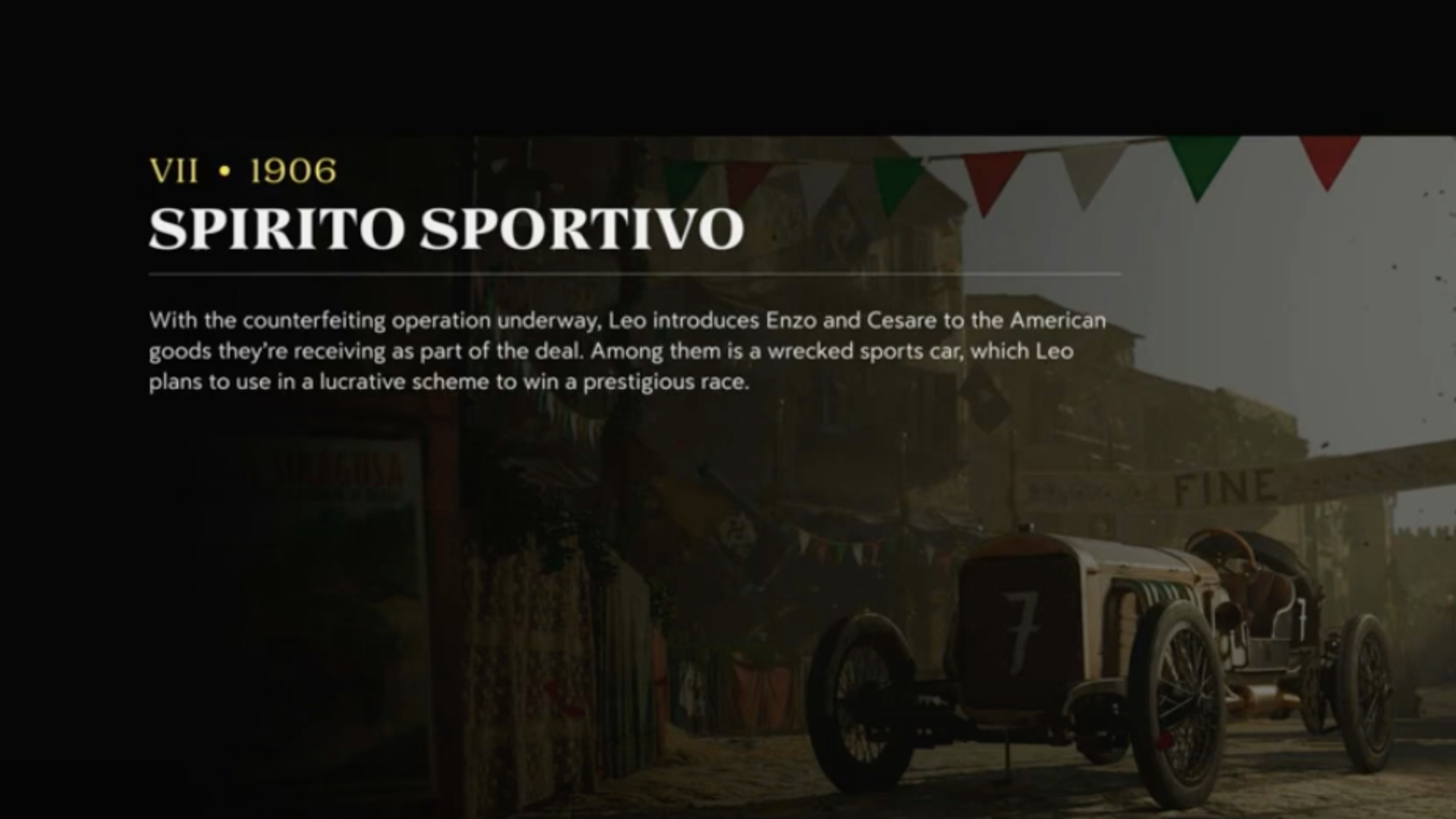 Spirito Sportivo mission in the game (Image via 2K Games)