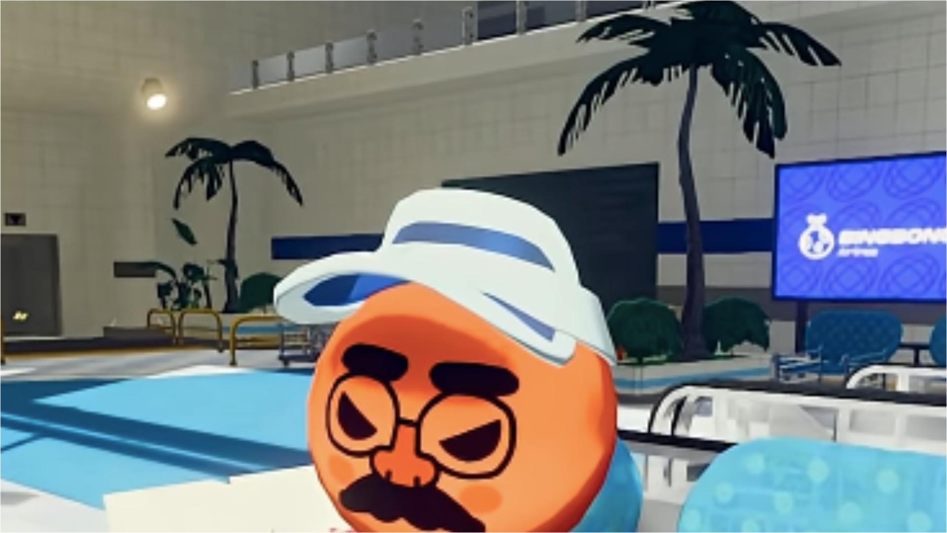 The Visor is a cosmetic reward in the game (Image via AggroCrab | Landfall)