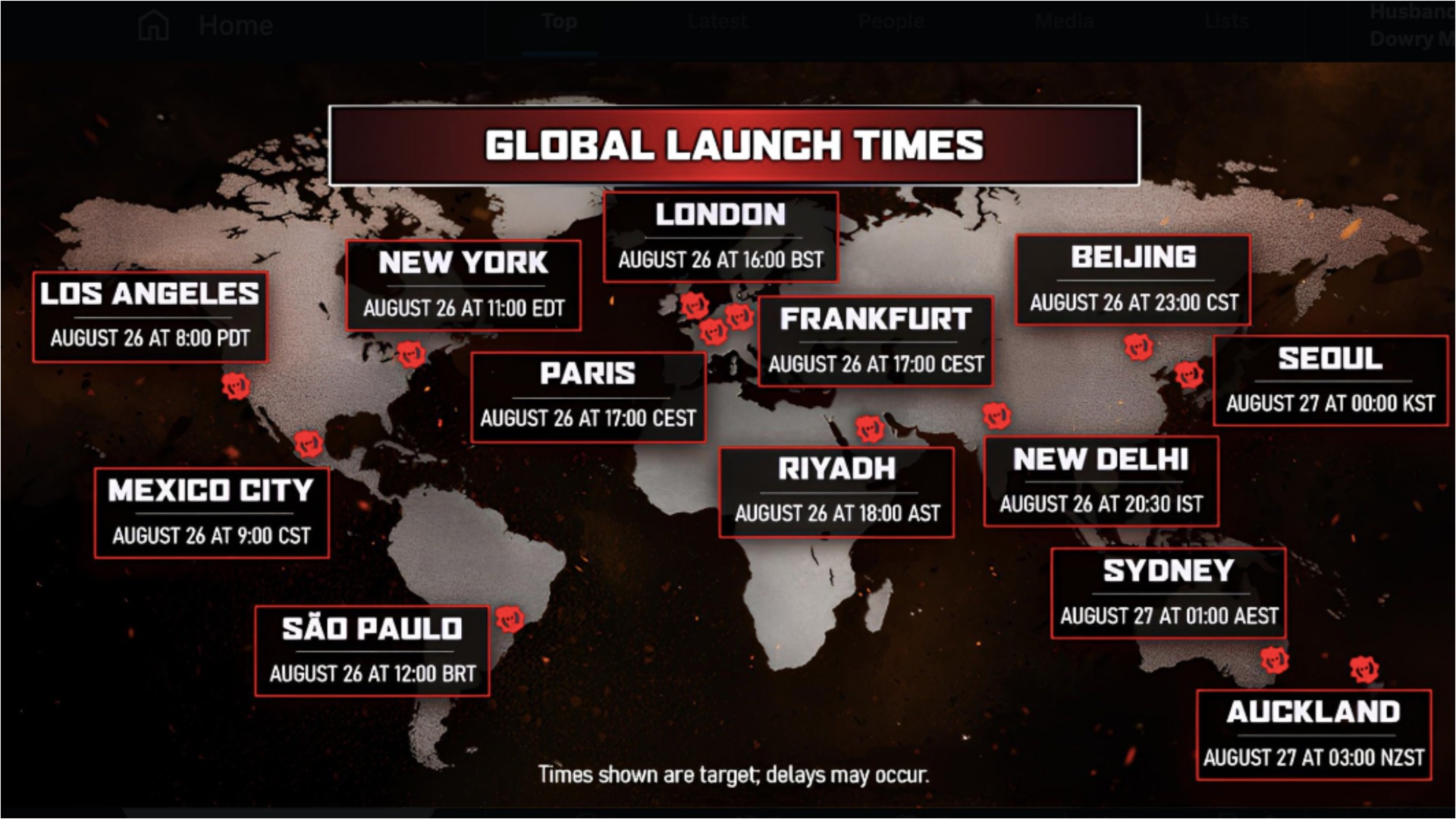 Check the timing according to your area (Image via Xbox Game Studios)
