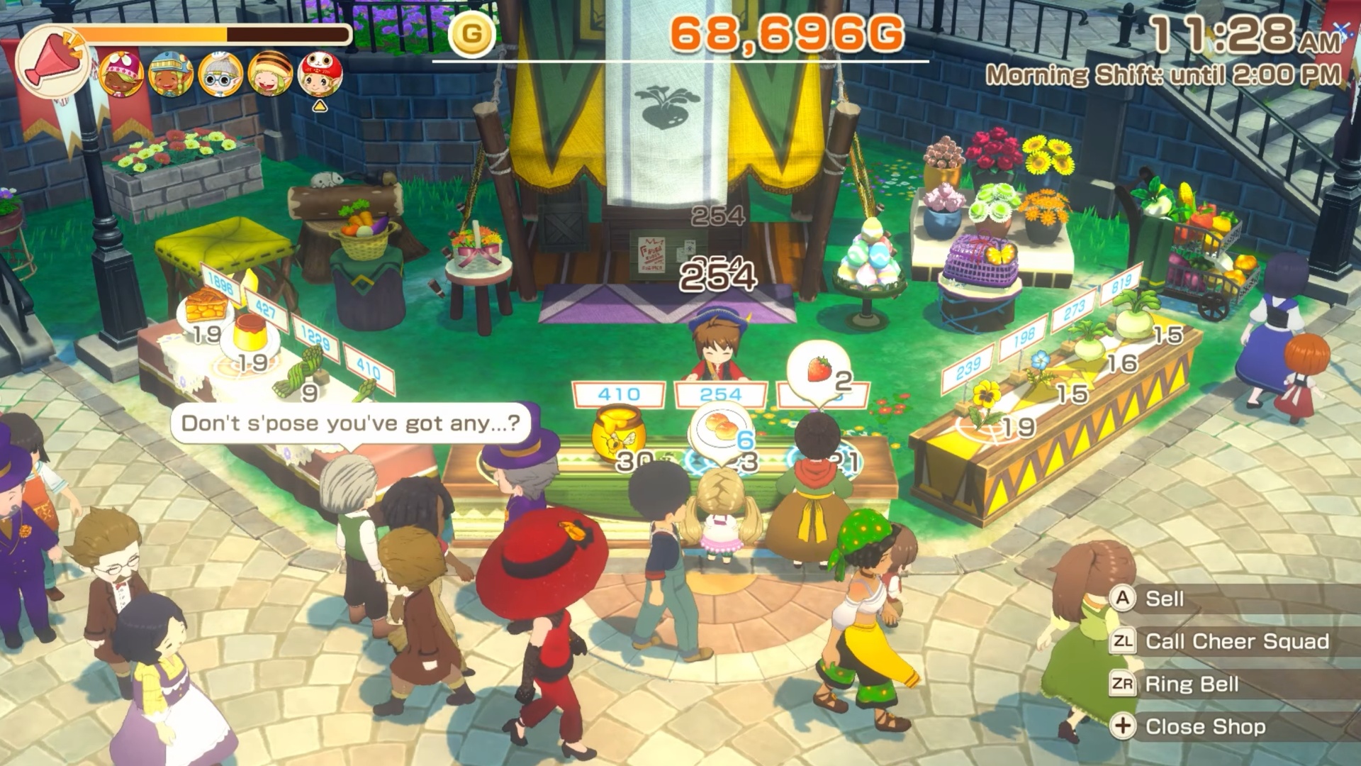 Sell items at the Bazaar (Image via XSEED Games)