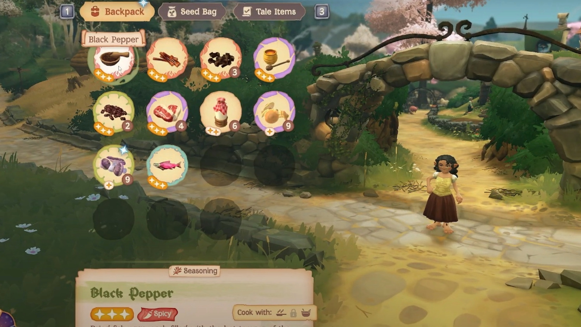 More backpack space means more slots to carry foraged items