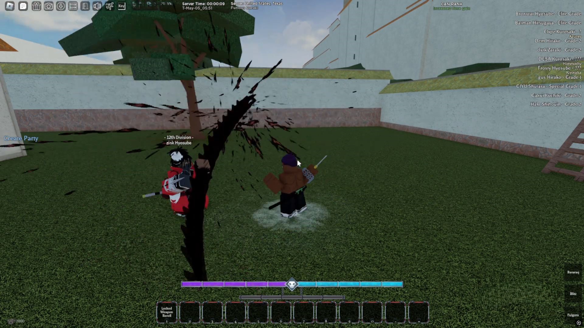 Odachi crit attack (Image via Roblox)