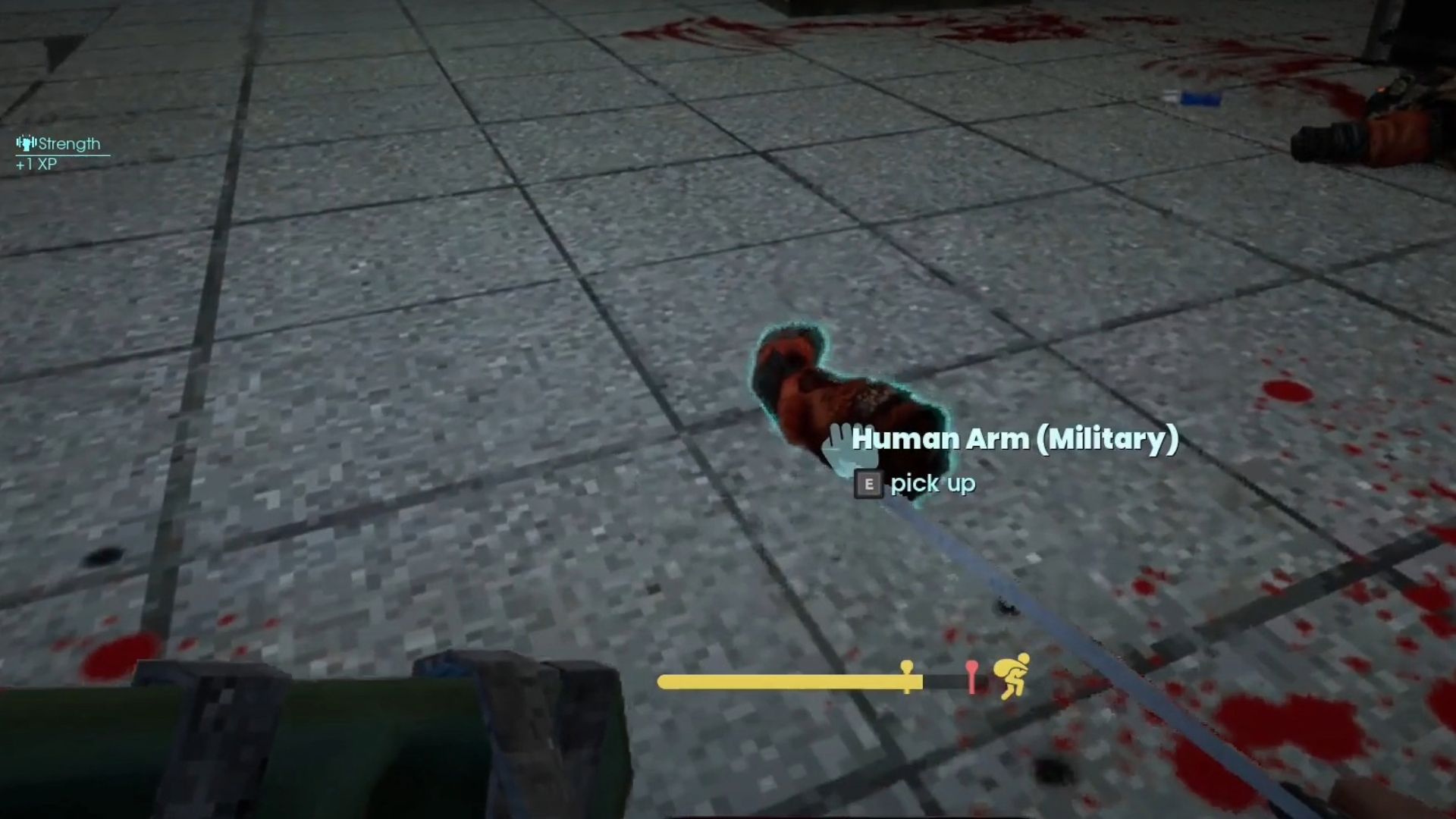 One of the materials necessary to craft the Bio-metric Armwraps is a human arm
