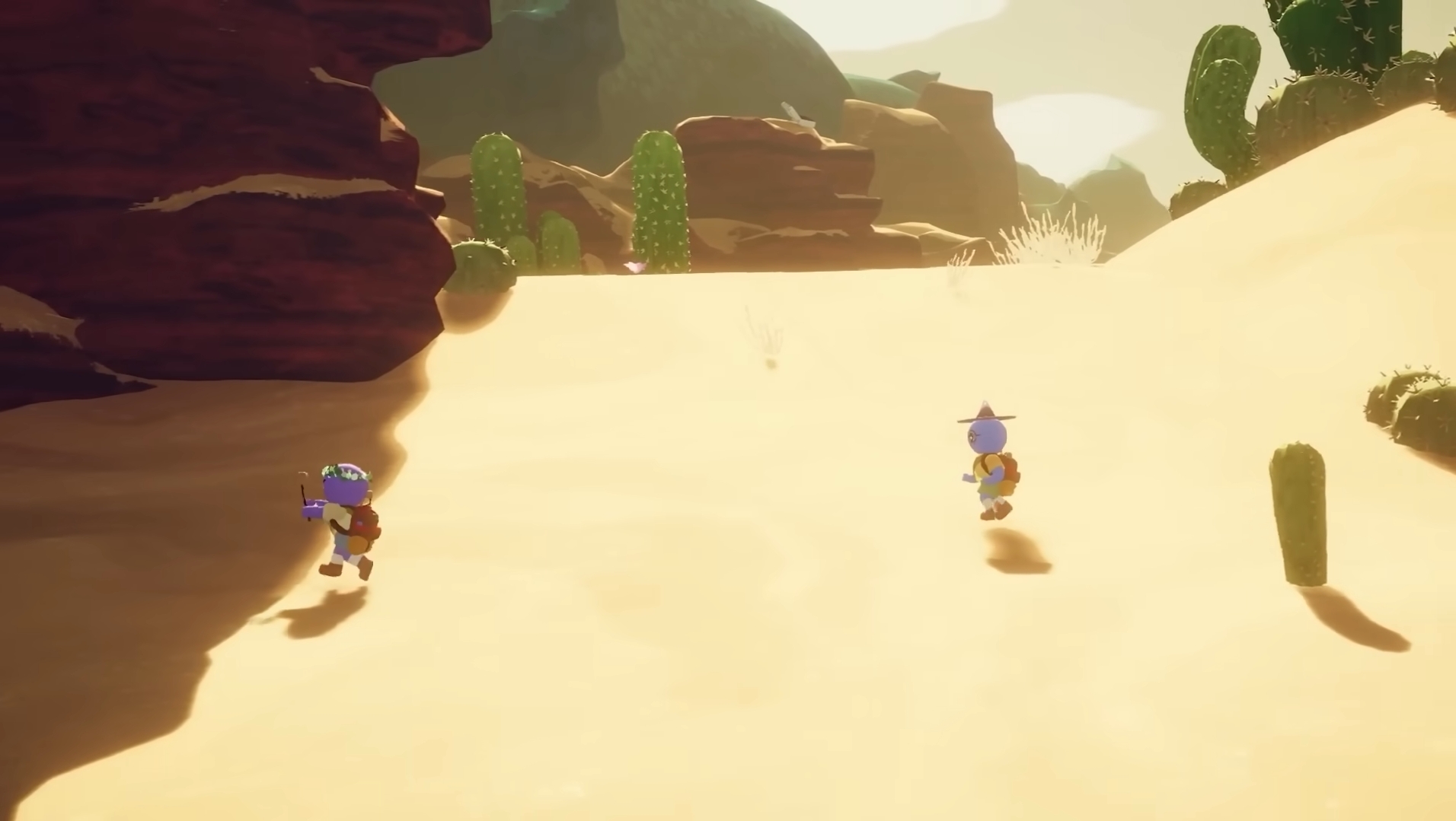 Find aloe vera in Peak's Mesa biome (Image via Aggro Crab | Landfall)