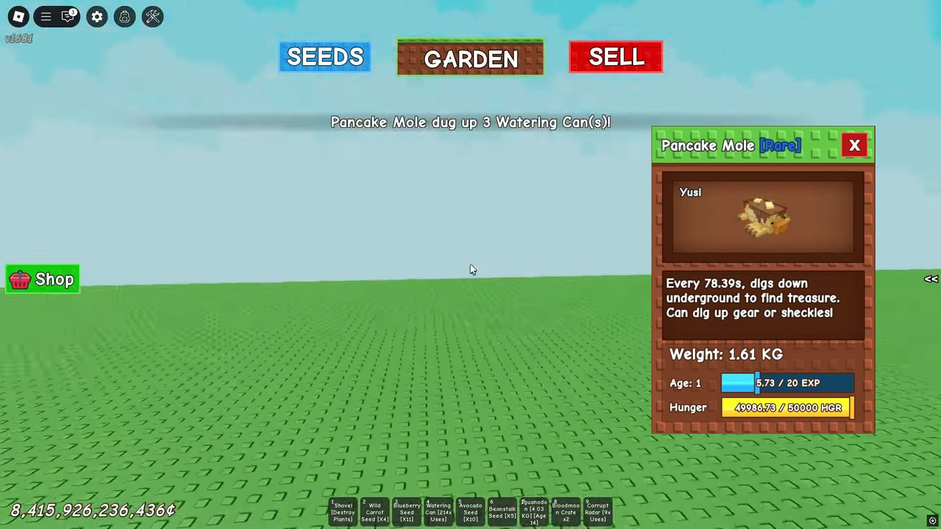 Pancake Mole Passive (Image via Roblox)