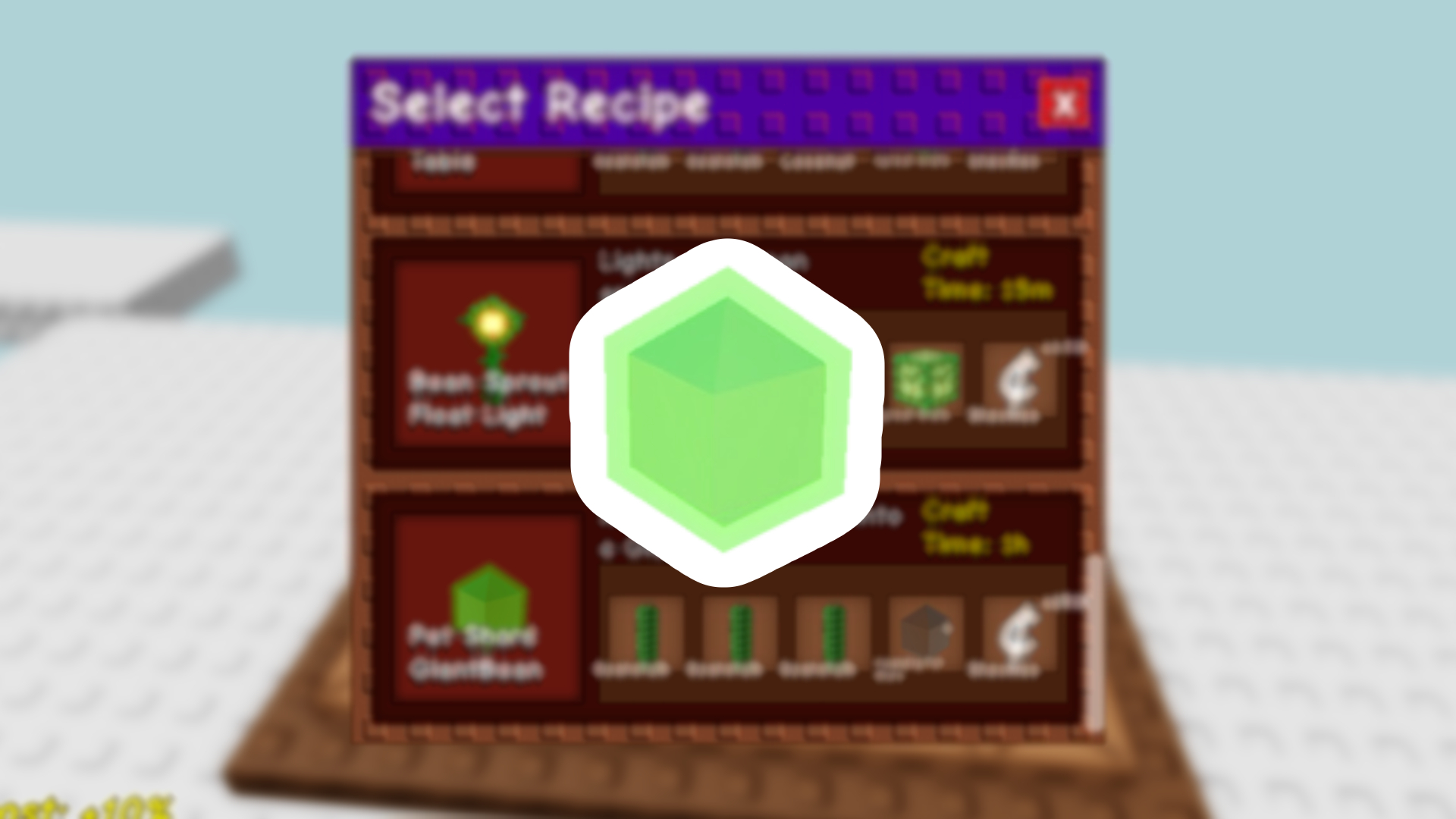 Pet Mutation Shard Giantbean guide (Image via Roblox Corporation)