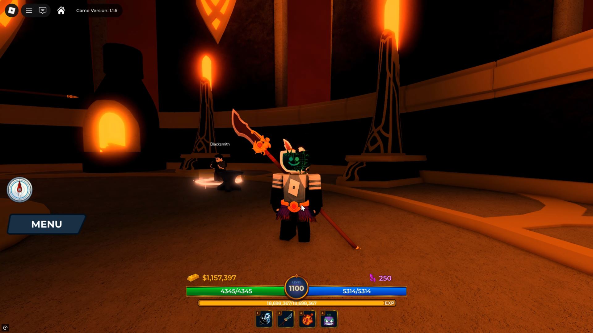 Pharaoh's Binding In Vox Seas (Image via Roblox)