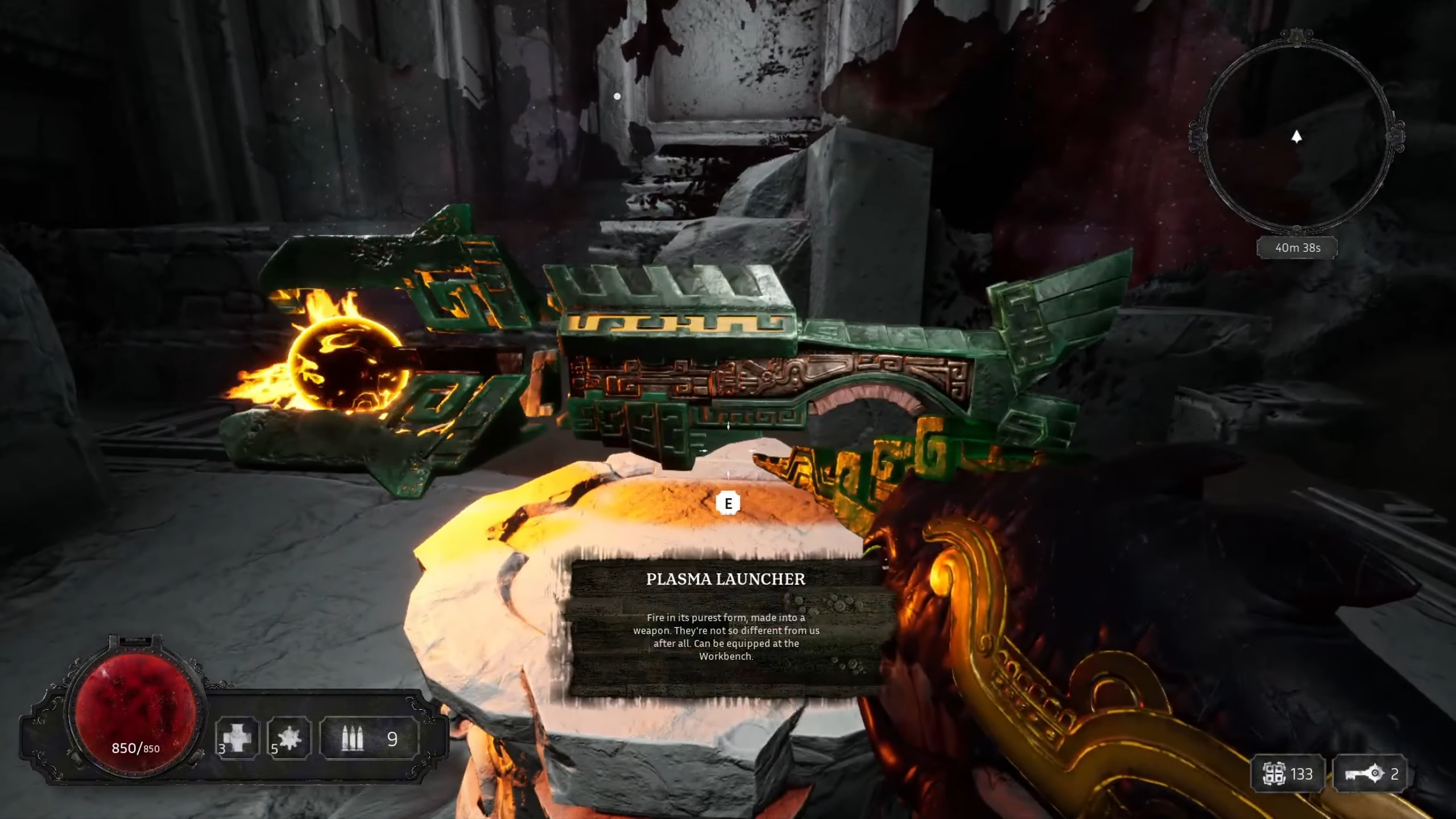 Finally getting the Plasma Launcher is satisfying. (Source: The Arcade Crew | PlatMe_Ifyoucan/YouTube)