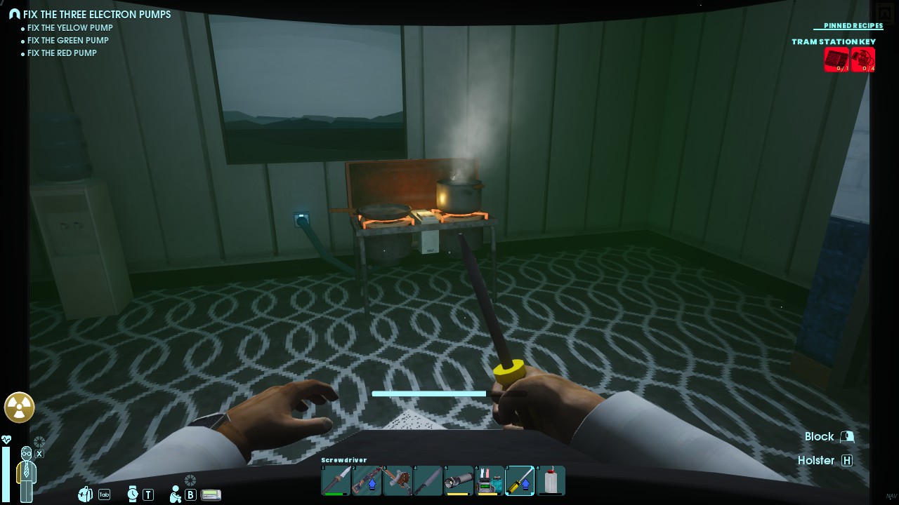 A Portable Stove Running in Abiotic Factor. (Source: Playstack)