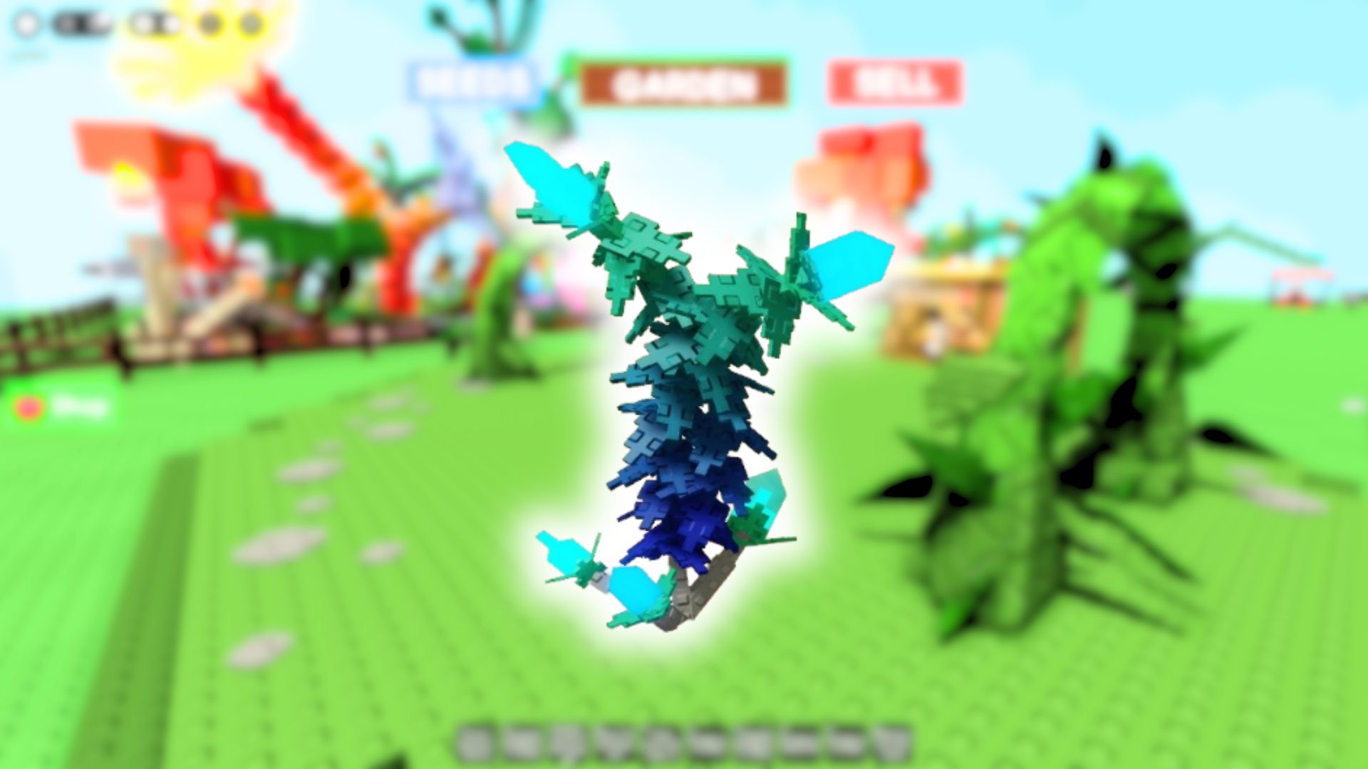Poseidon Plant in Grow a Garden (Image via Roblox)