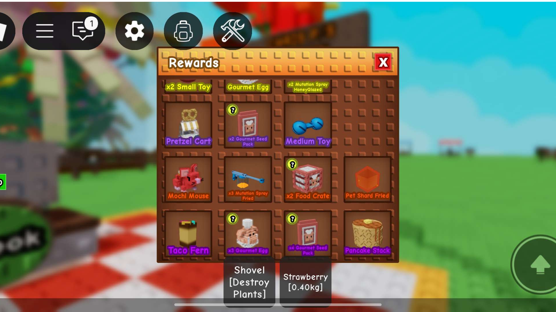 Prismatic Sandwich will get you better rewards in Grow a Garden (Image via Roblox Corporation)
