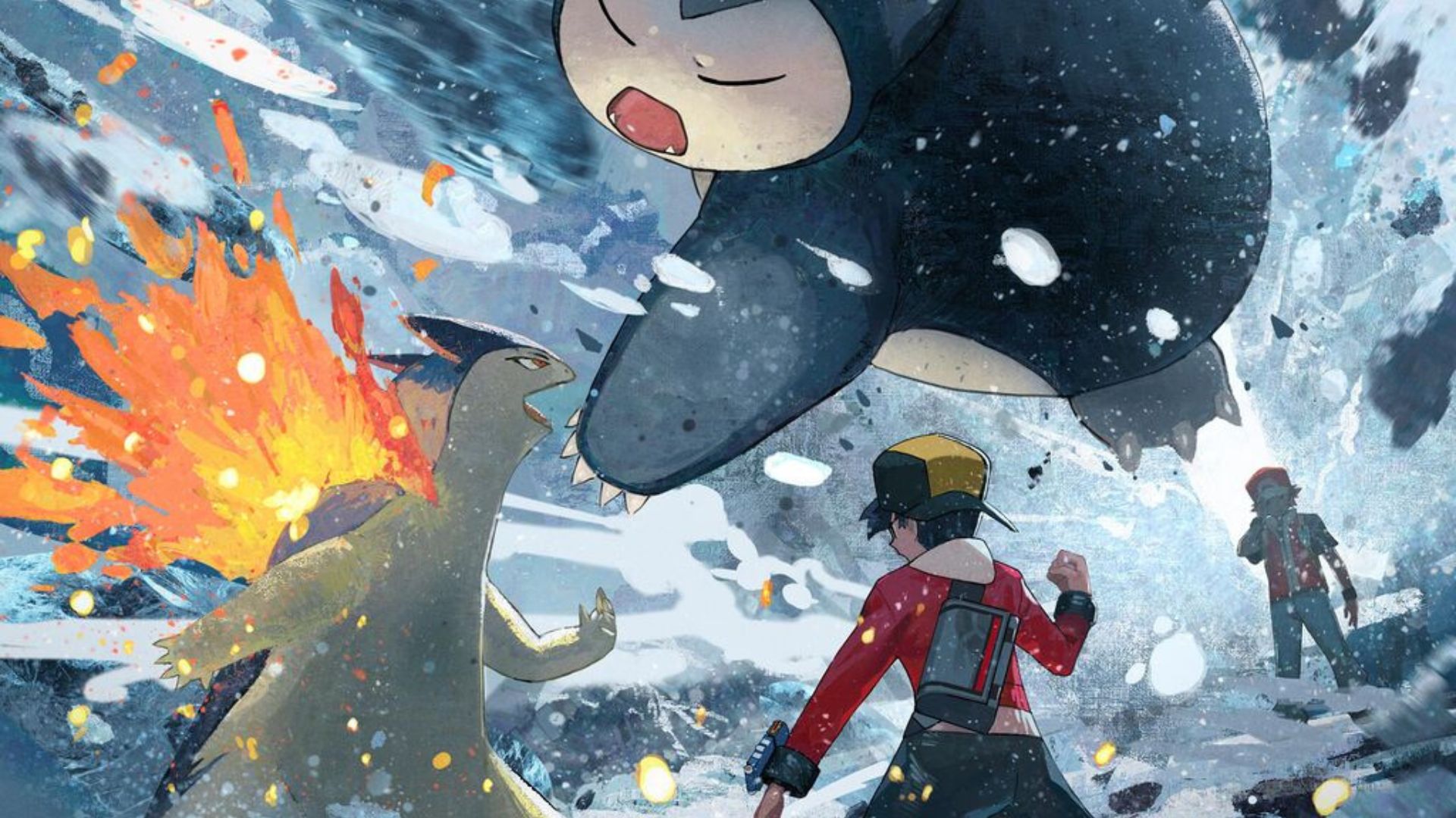 Red fighting Ethan on the top of Mt. Silver (Image via TPC)