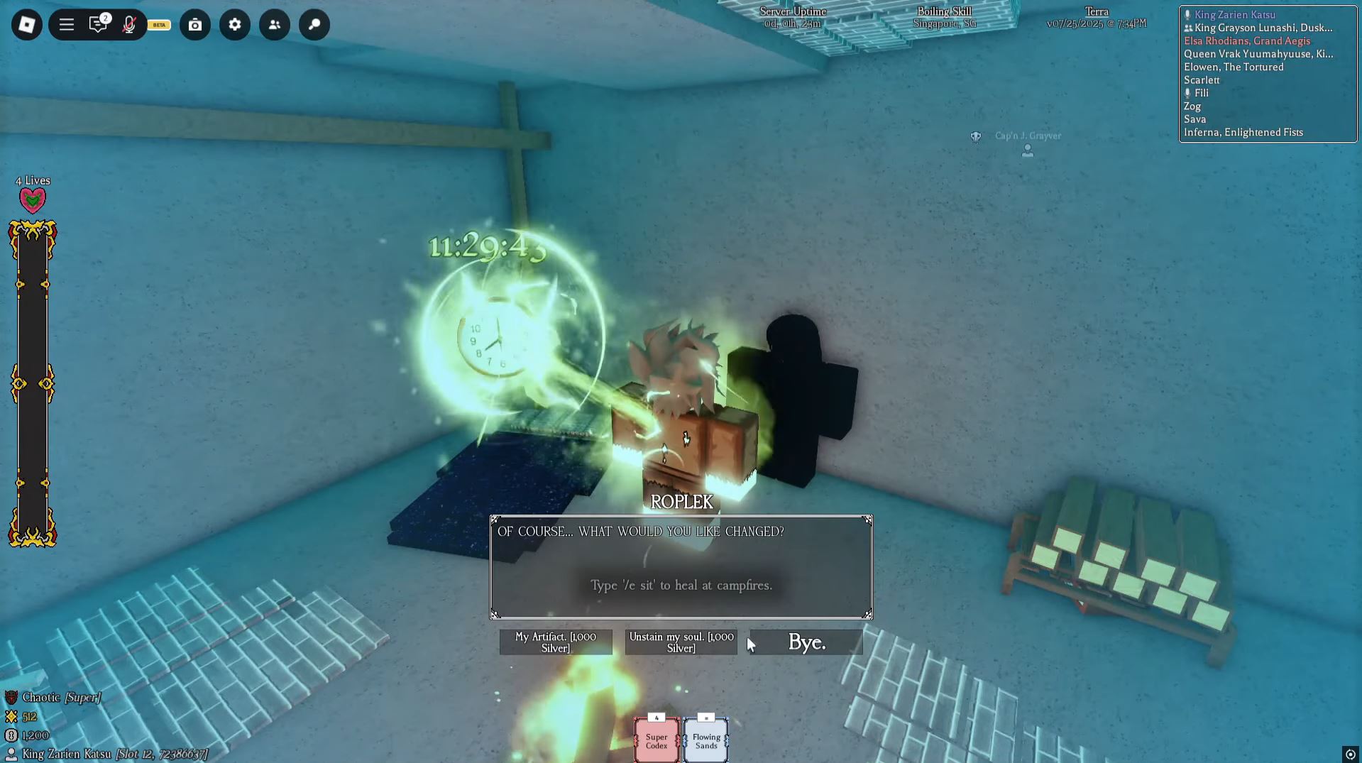 Removing Shrine (Image via Roblox)