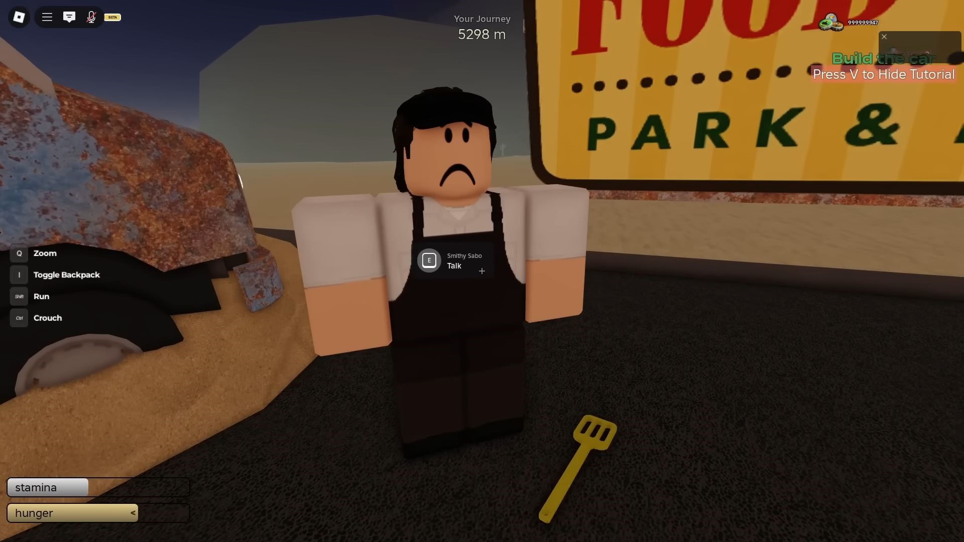 Return Spatula to the NPC (Image via Roblox)