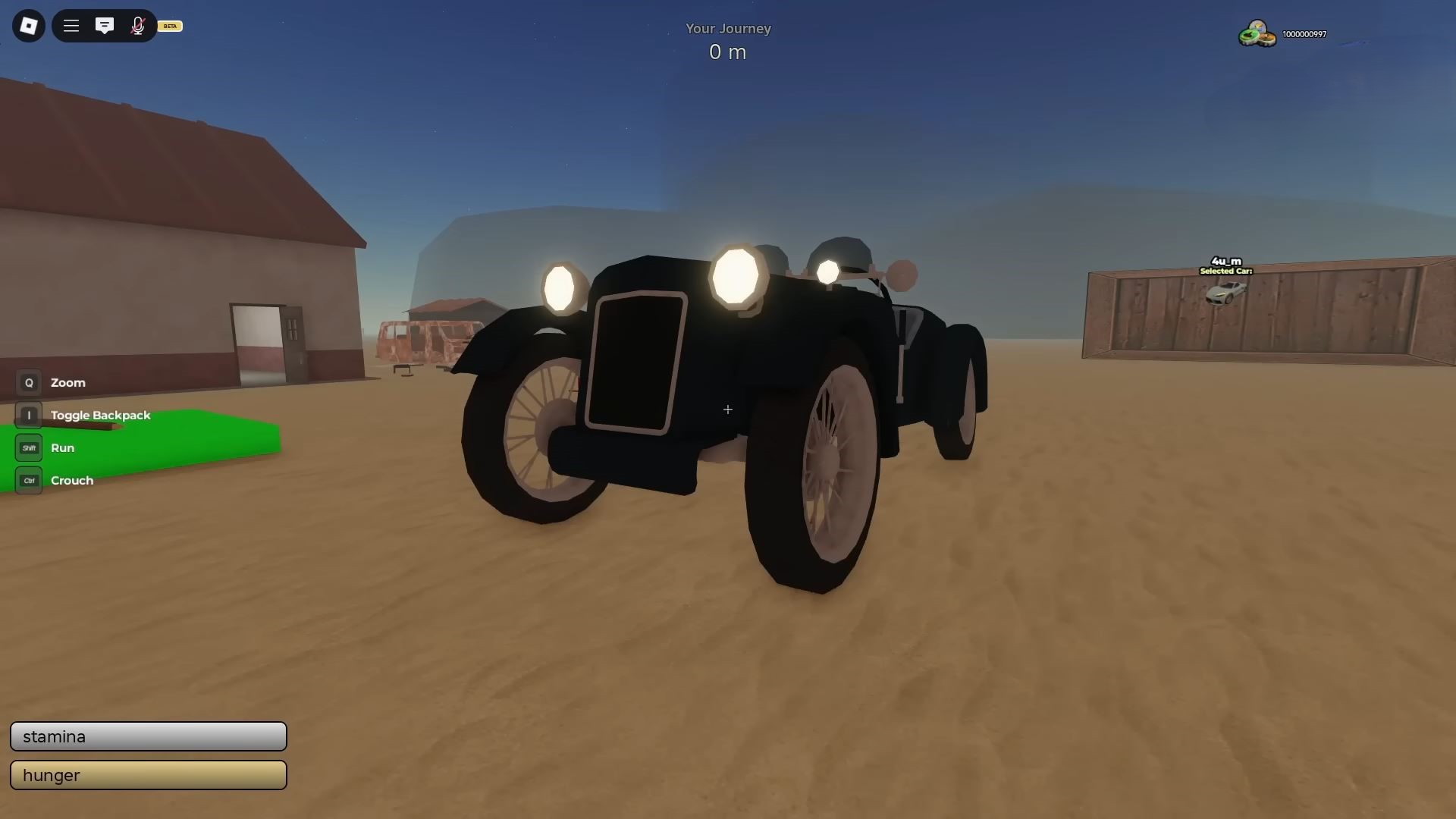 Revel Car in A Dusty Trip (Image via Roblox Corporation)