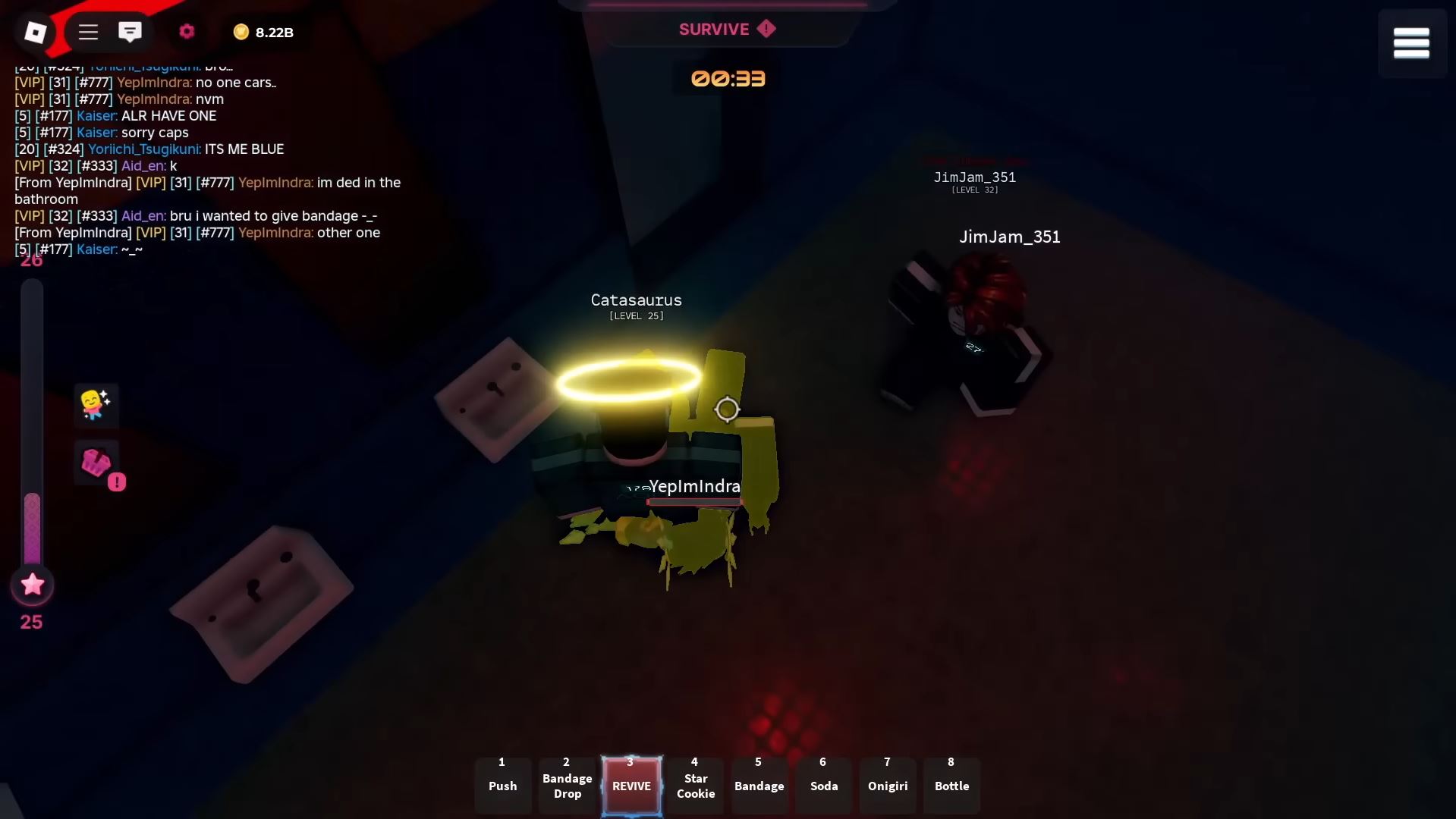 Reviving During Lights out (Image via Roblox)