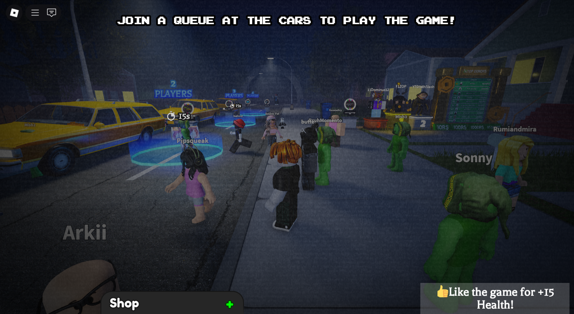 Roblox Gumball Horror game lobby (Image via Roblox corporation)