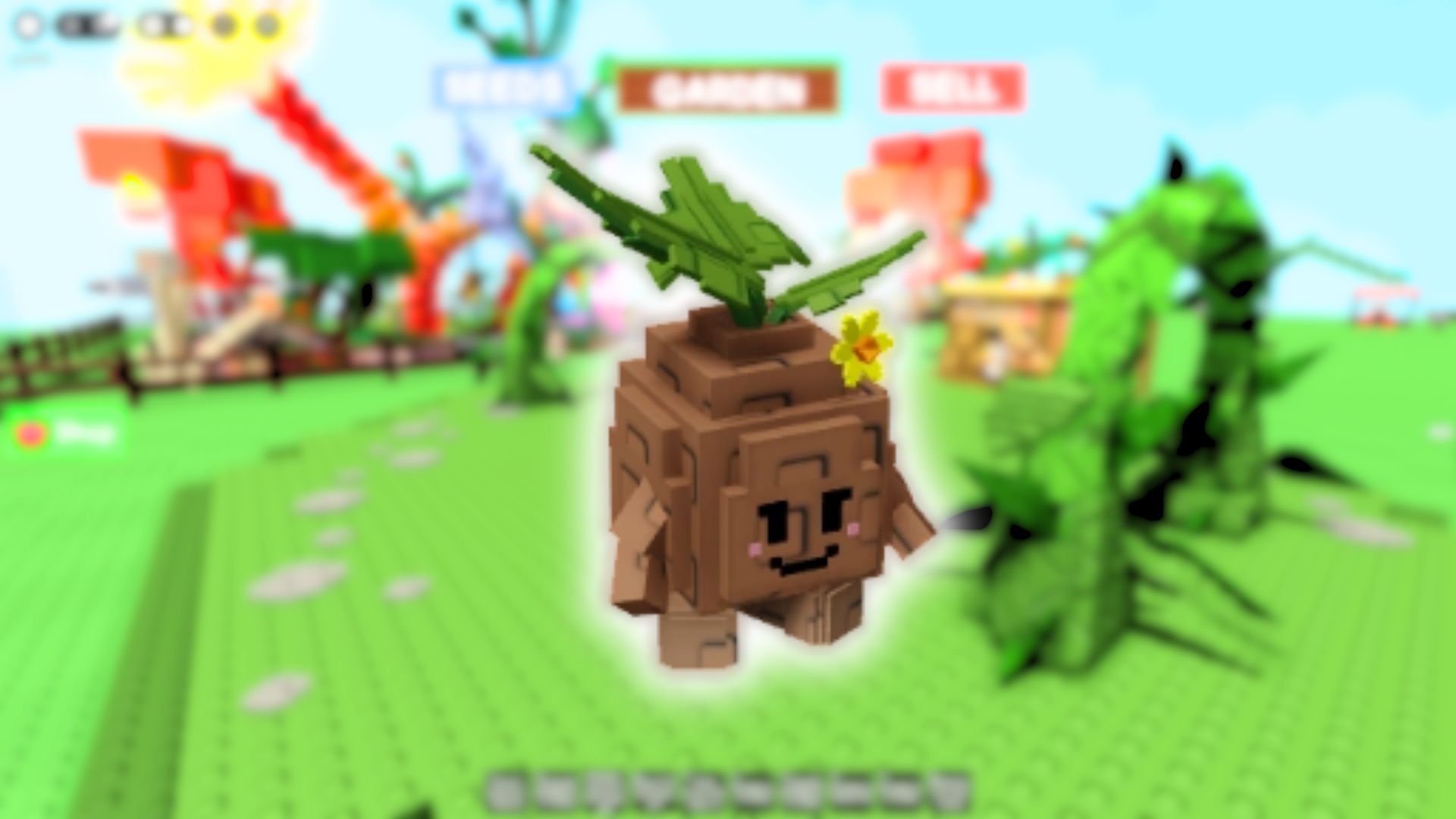 Sapling in Grow a Garden (Image via Roblox)