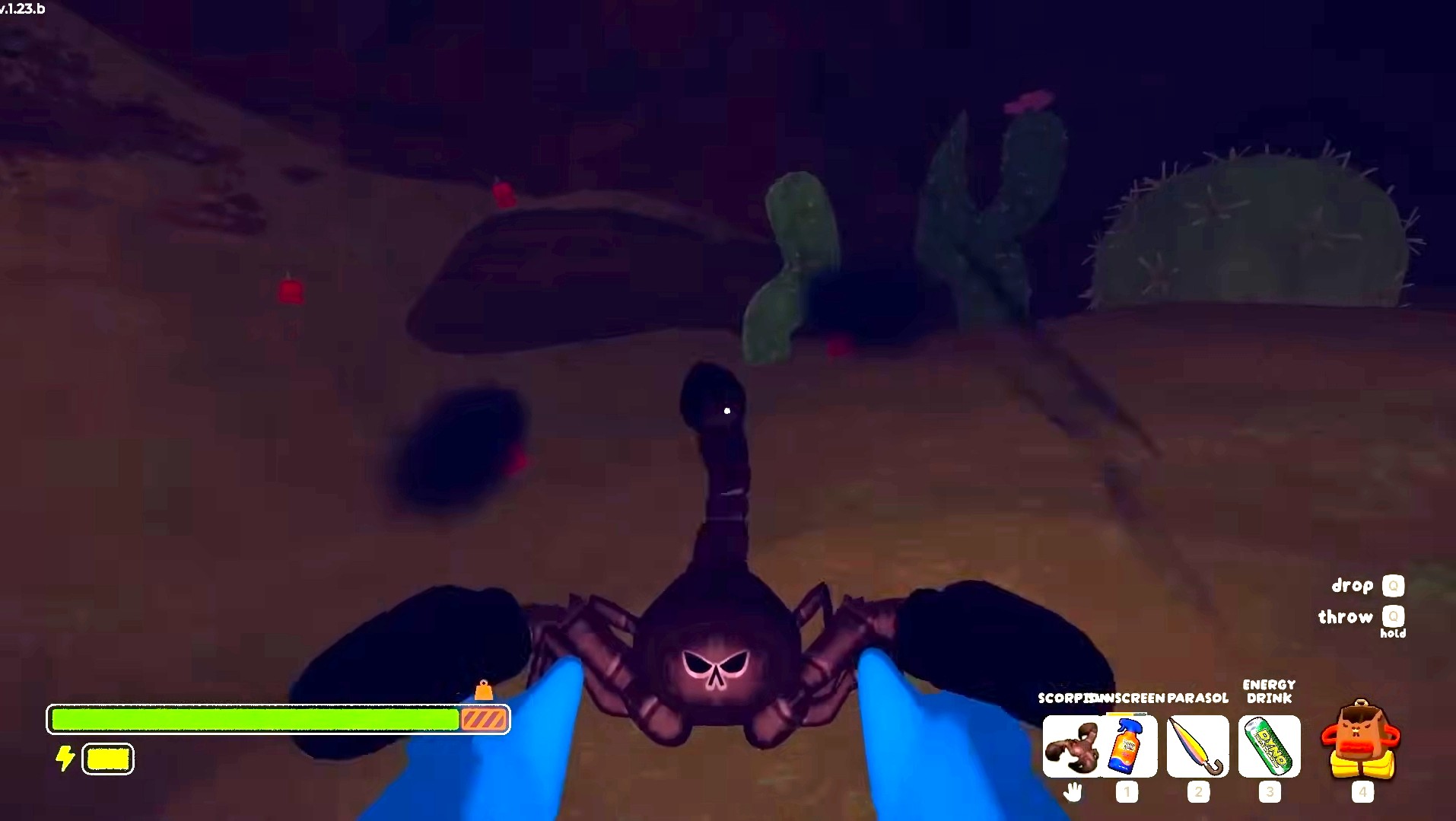 A scorpion in PEAK