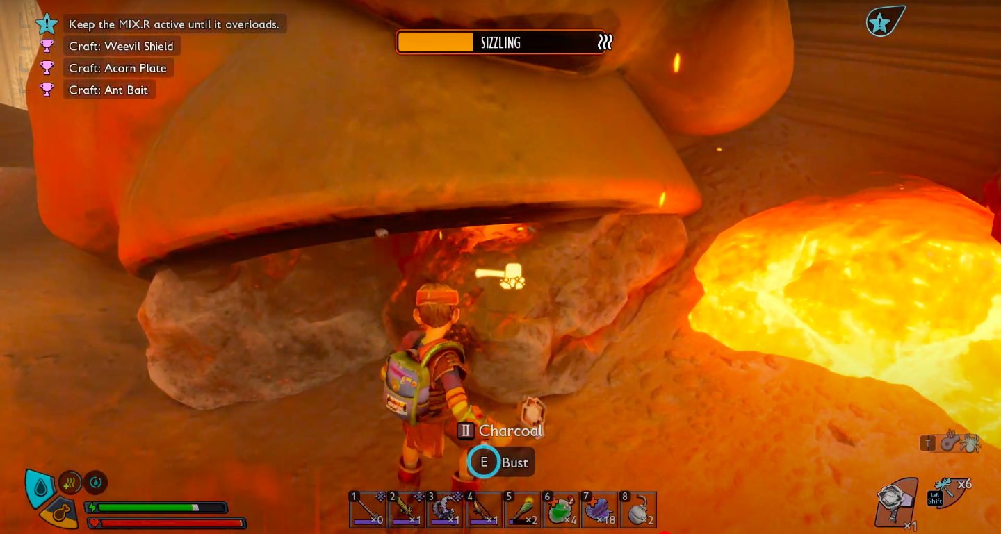 Break the Charcoal layer (Image via Xbox Game Studios | WoW Quests/YouTube)