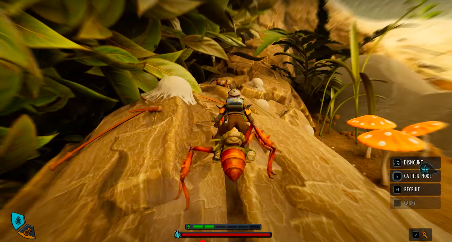 Climb over the roots (Image via Xbox Game Studios | WoW Quests/YouTube)