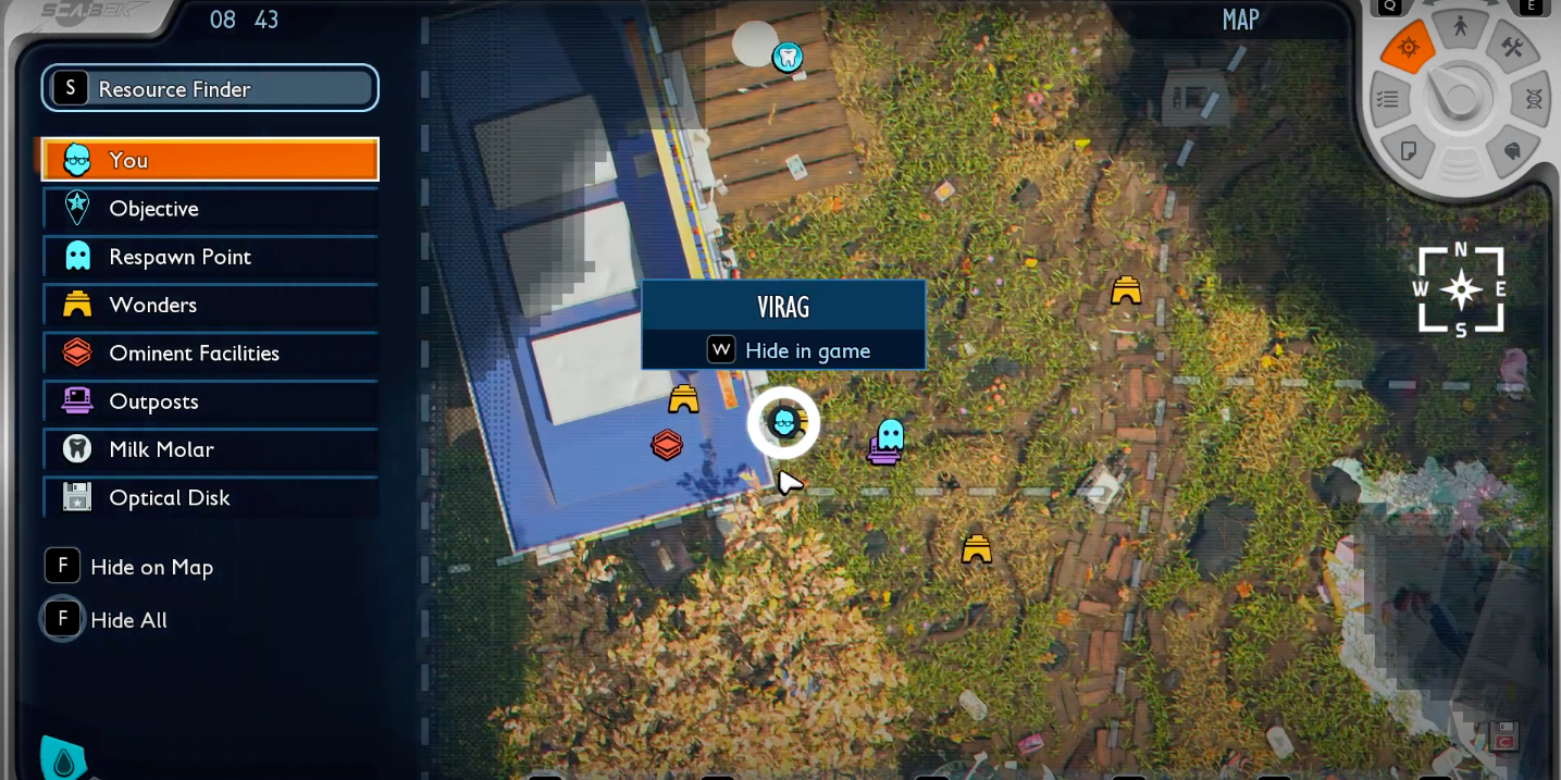 Location of the Ladybug (Image via Xbox Game Studios | WoW Quests/YouTube)