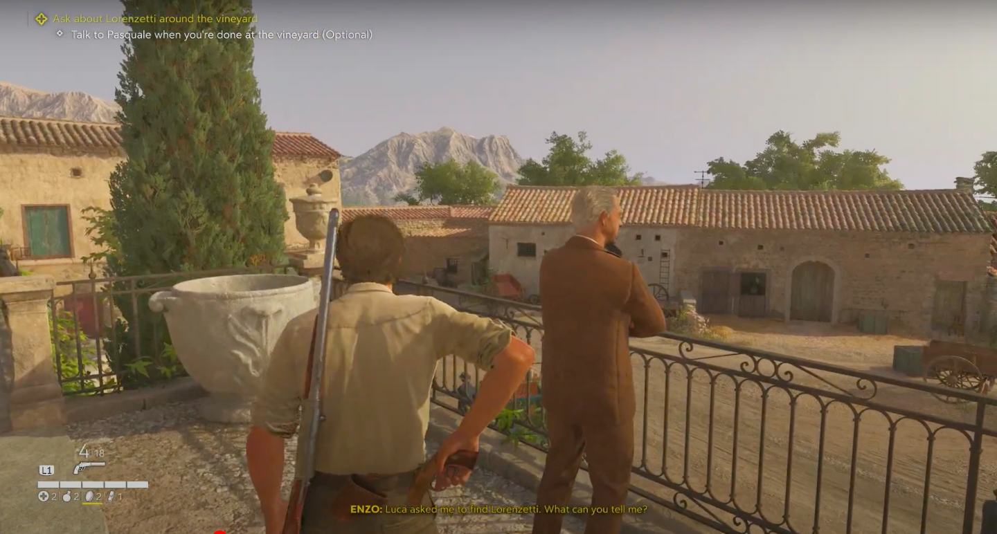 Talk with the people at the Vineyard (Image via 2K Games | WoW Quests/YouTube)