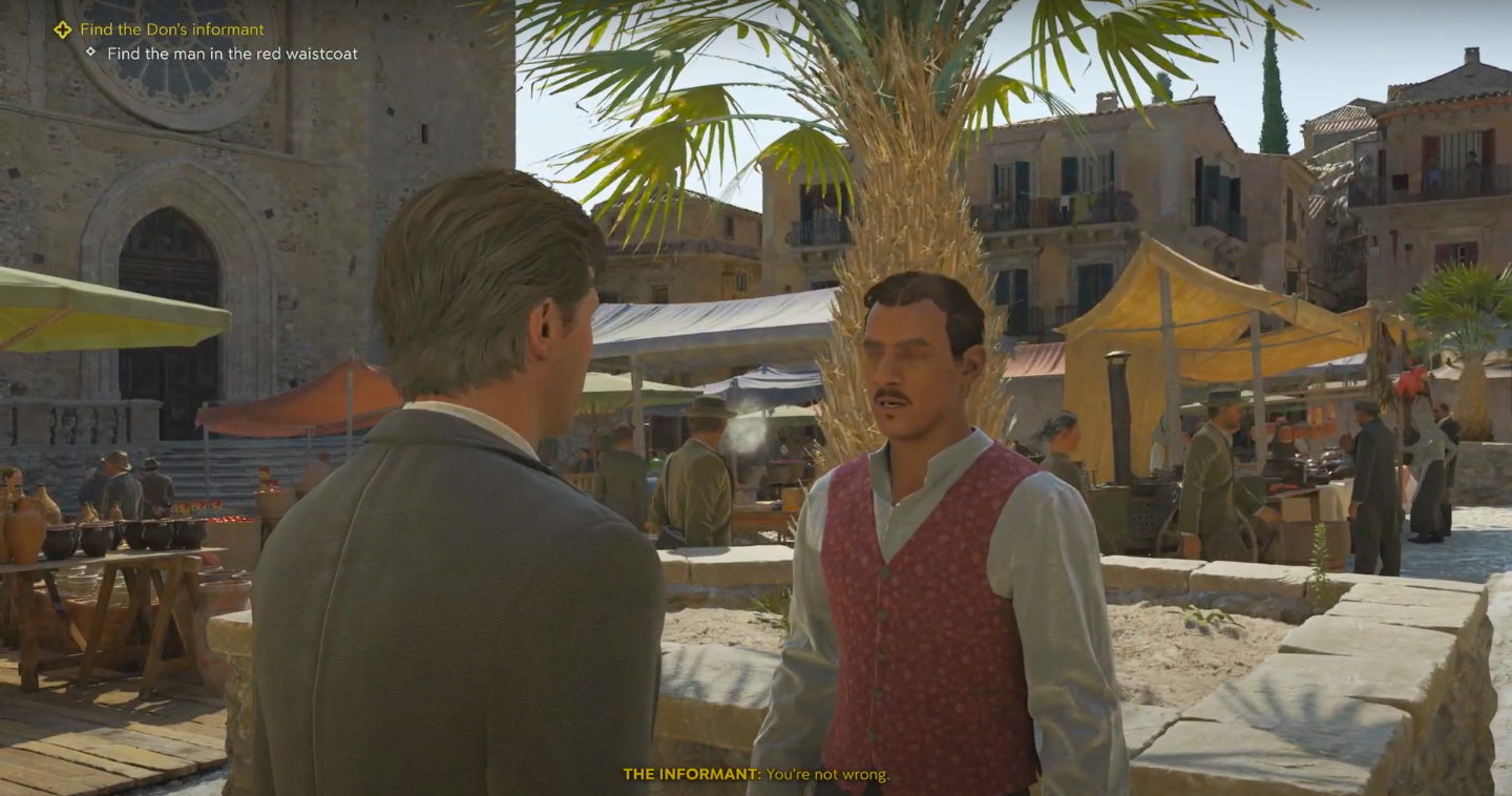 Search for the indormant in La Difesa Siciliana (Chapter 6) Mission Mafia The Old Country (Image via 2K Games | WoW Quests/YouTube)