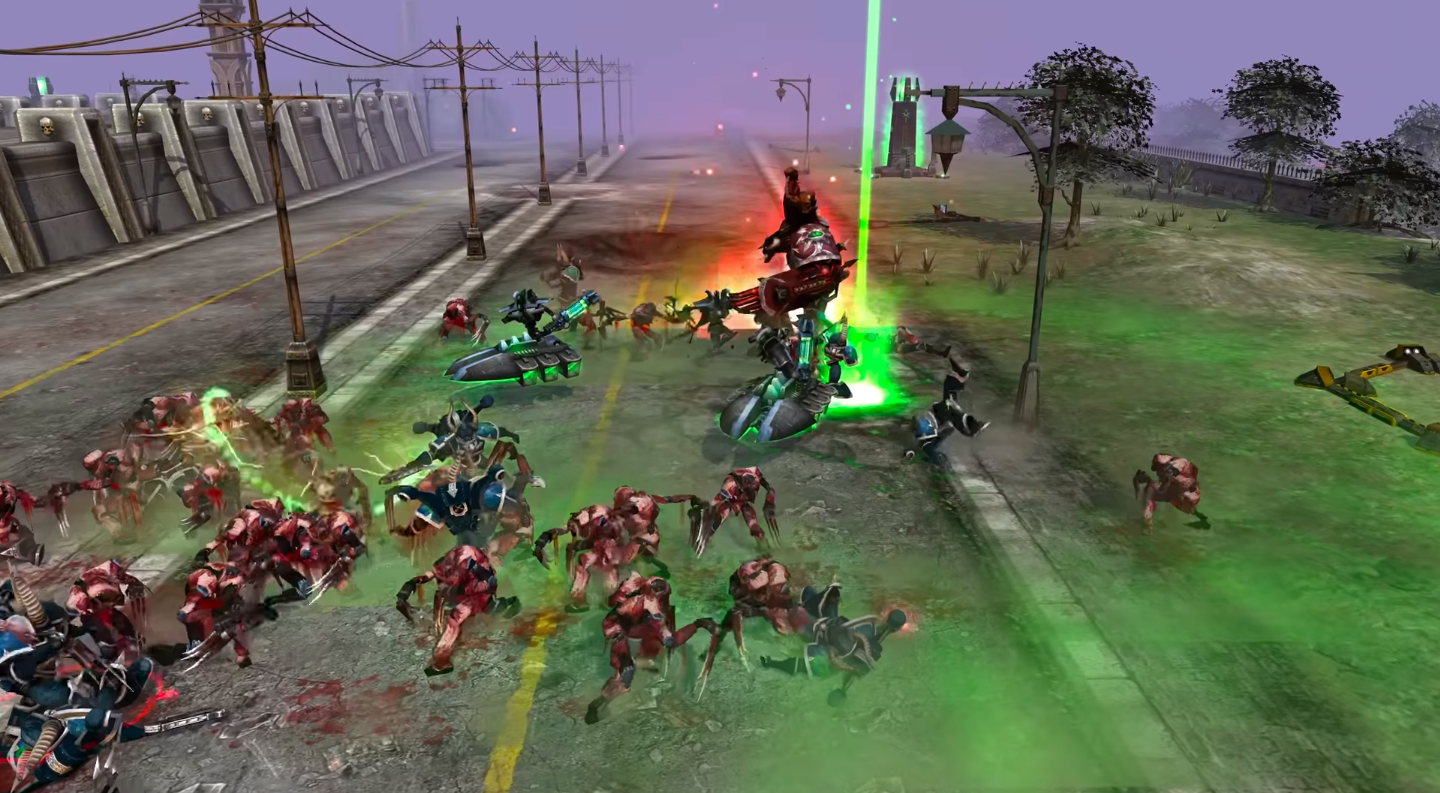 You can skip the into videos in the game (Image via Relic Entertainment)