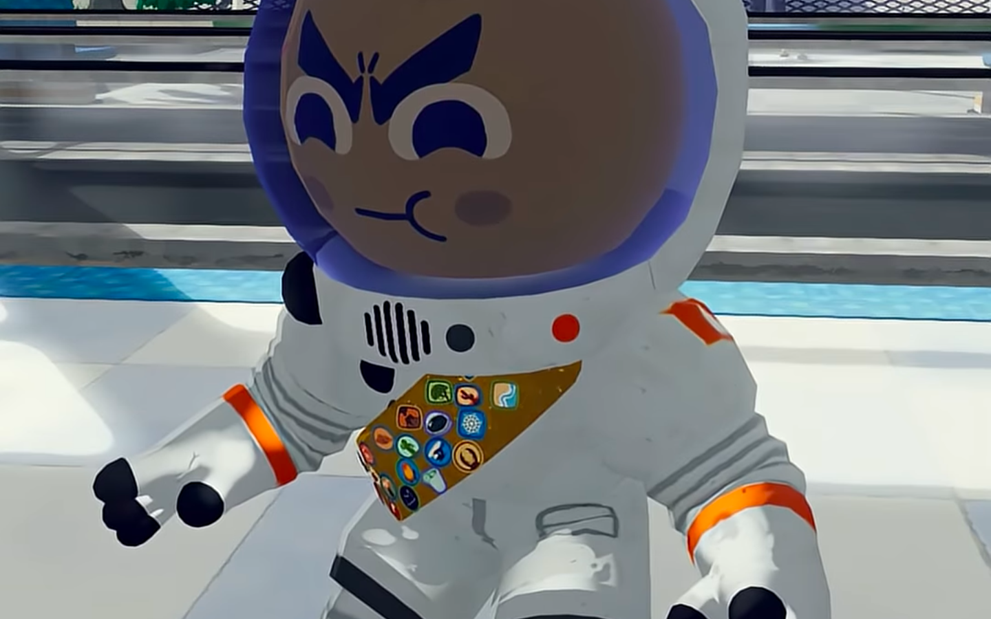 The Space Outfit in the game (Image via Aggro Crab | Landfall)
