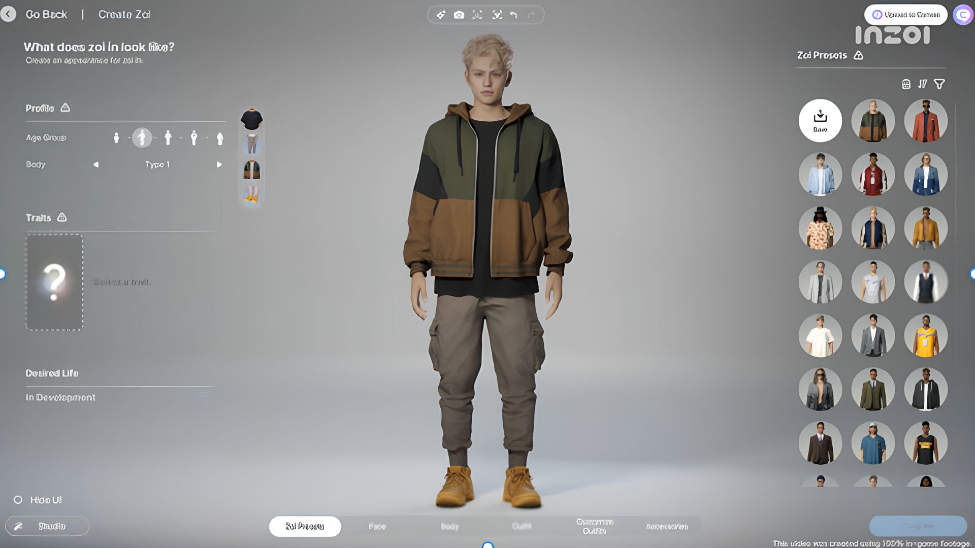 The game has extensive character customization (Image via Krafton)