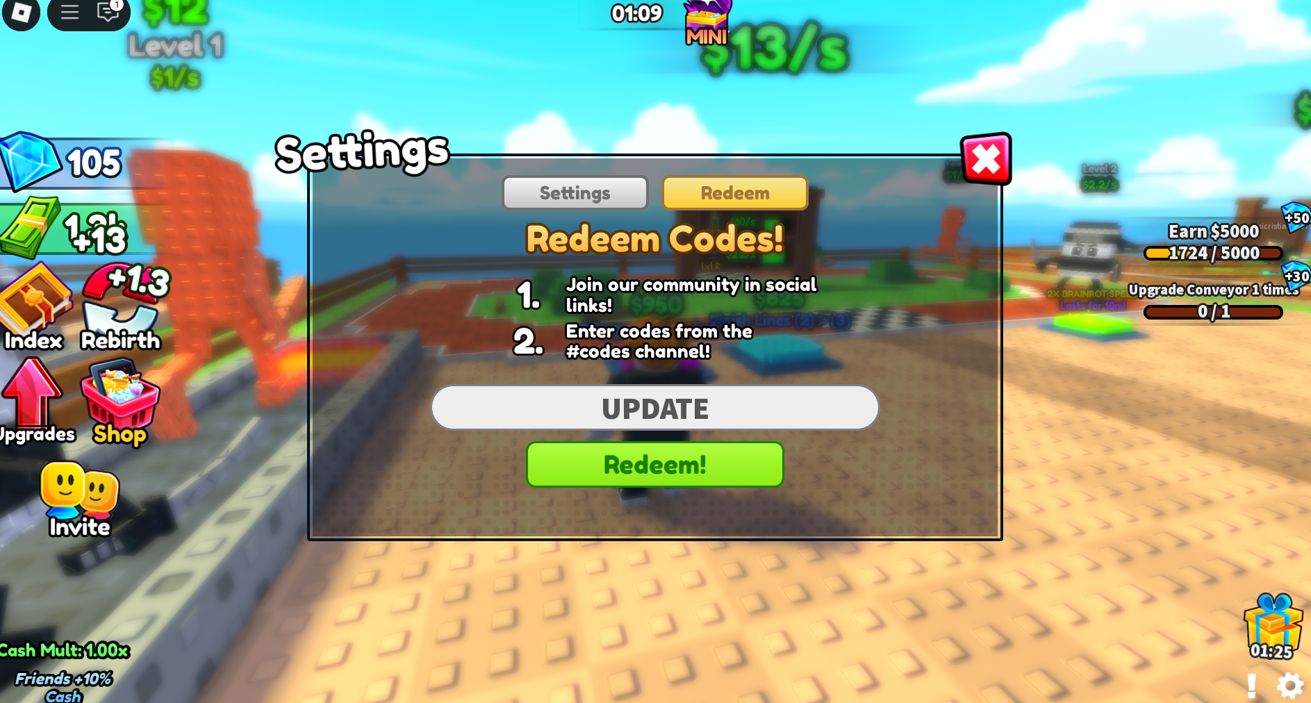 Race a Brainrot (Image via Roblox Corporation)