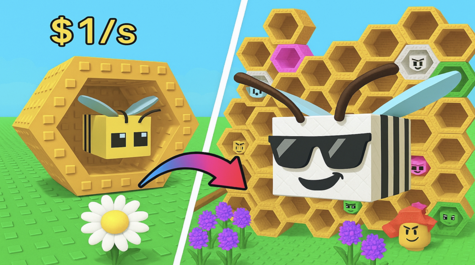 Build A Beehive (Image via Roblox Corporation)