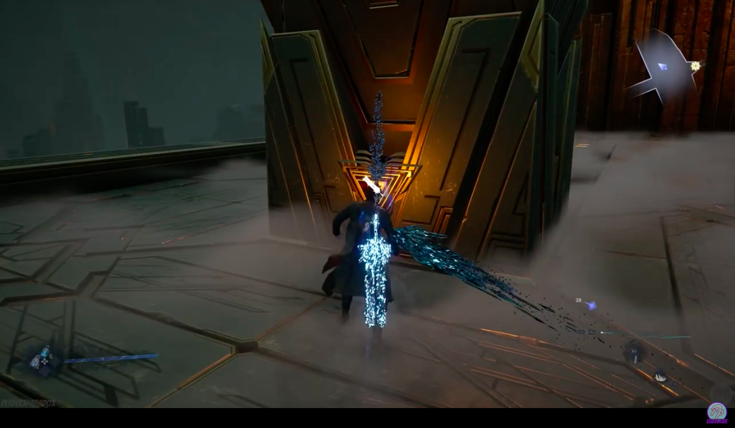 Use the Greatsword to open the door (Image via Sony Interactive Entertainment | Perfect Paradox/YouTube)