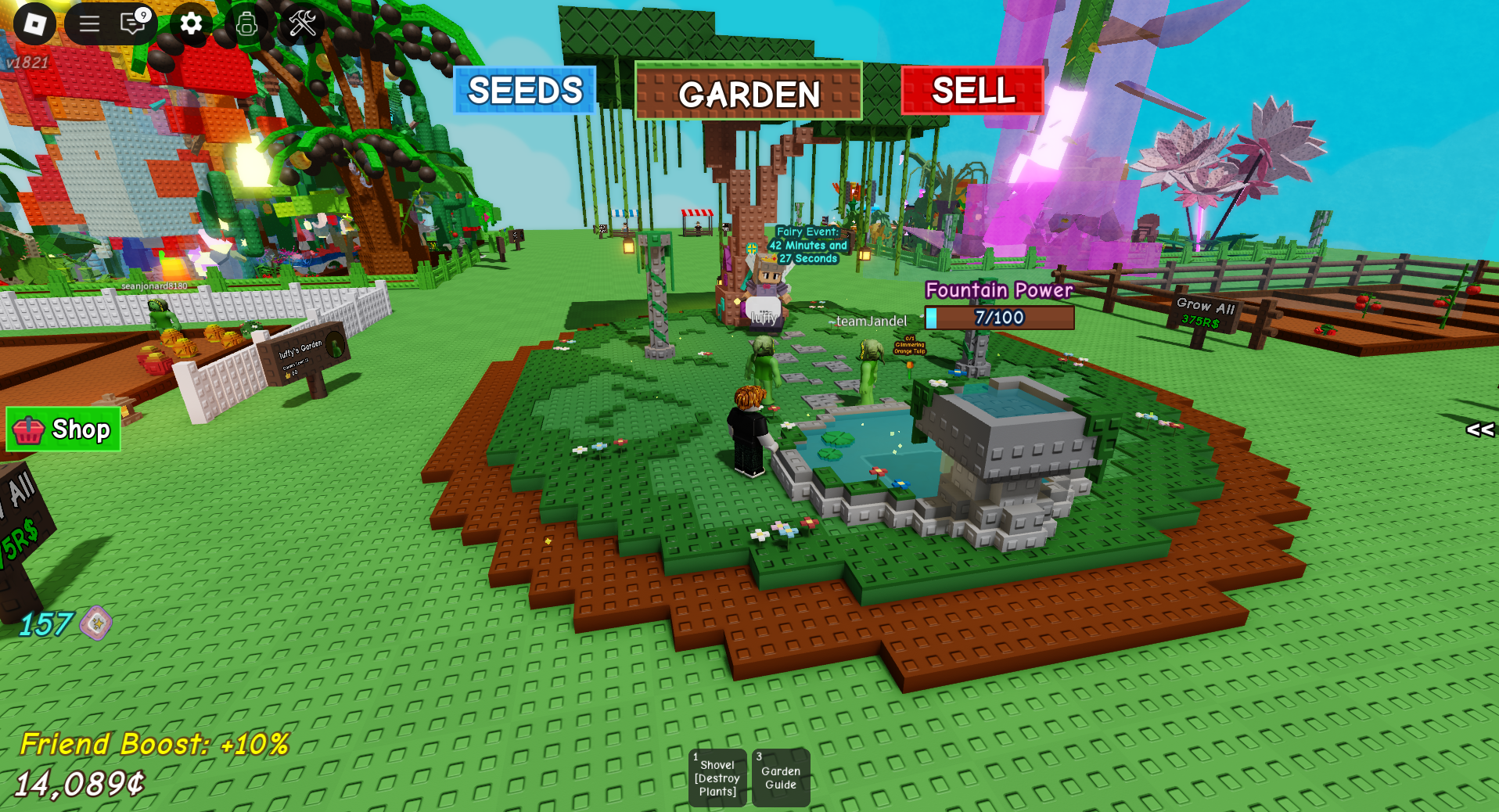 Fairy Event Fountain (Image via Roblox Corporation)