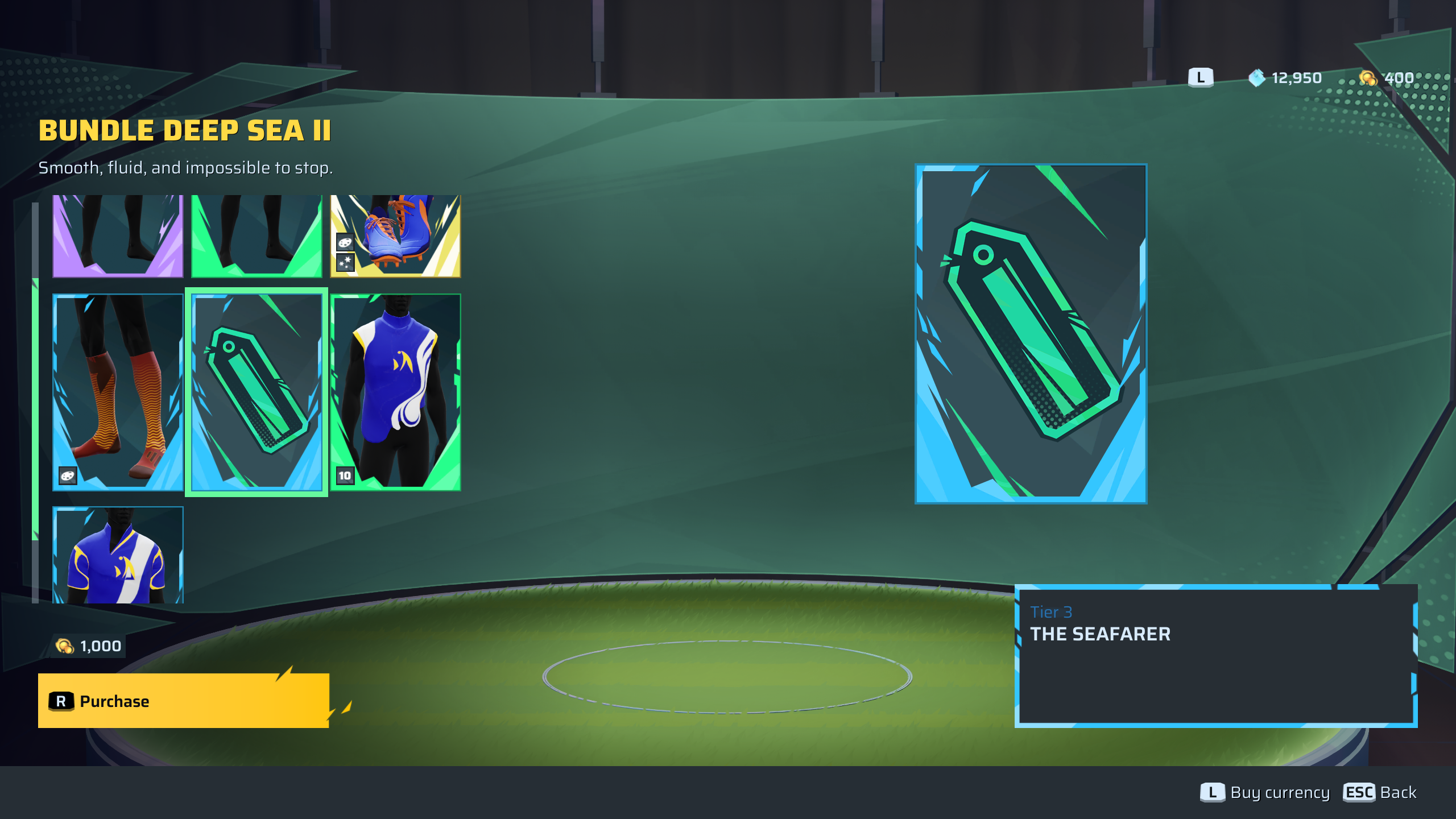 List of all items in the Deep Sea 2 Bundle (Image via Sloclap | Deltia's Gaming)