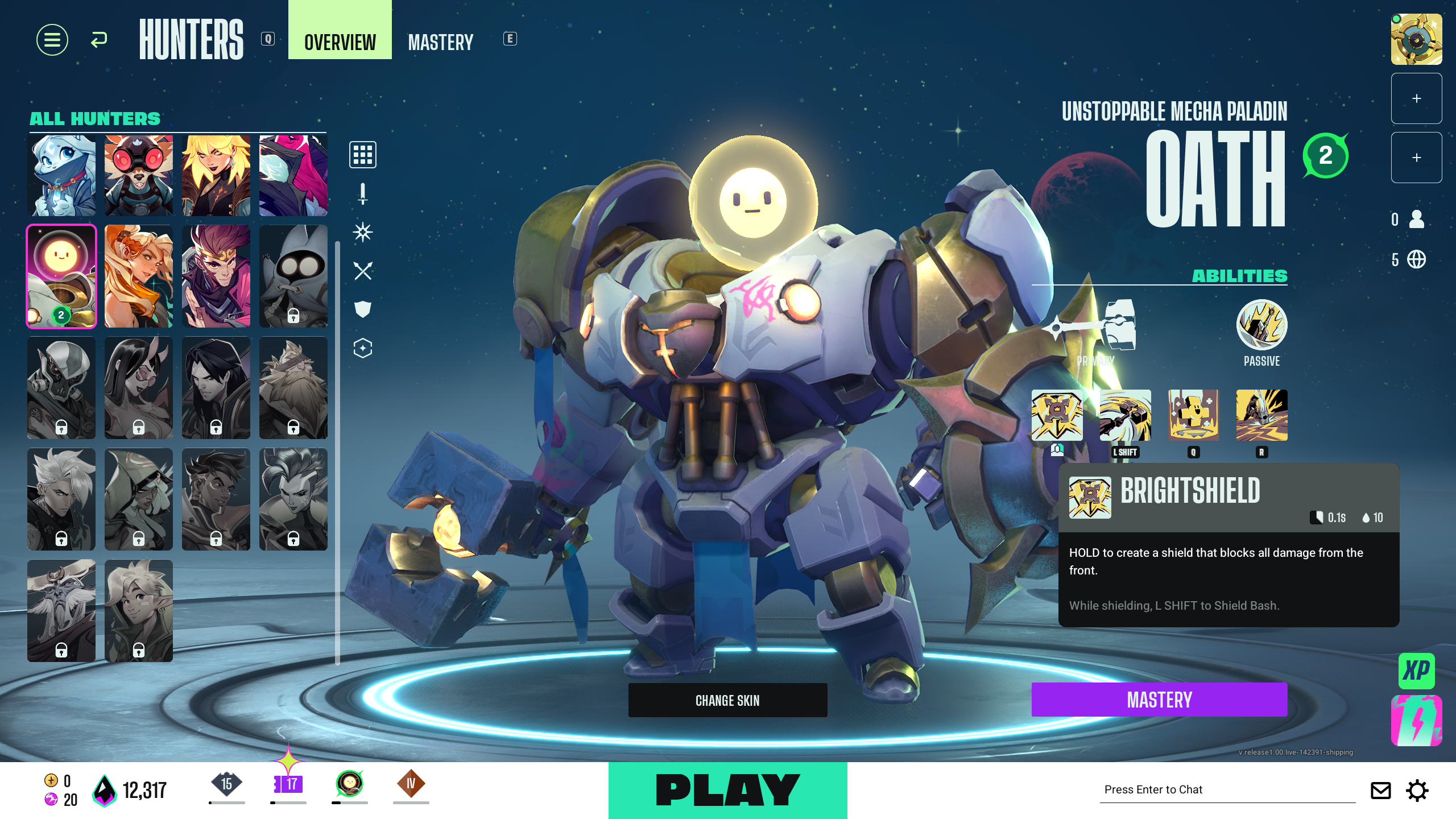 Brightshield Ability (Image via Theorycraft Games | Deltia's Gaming)
