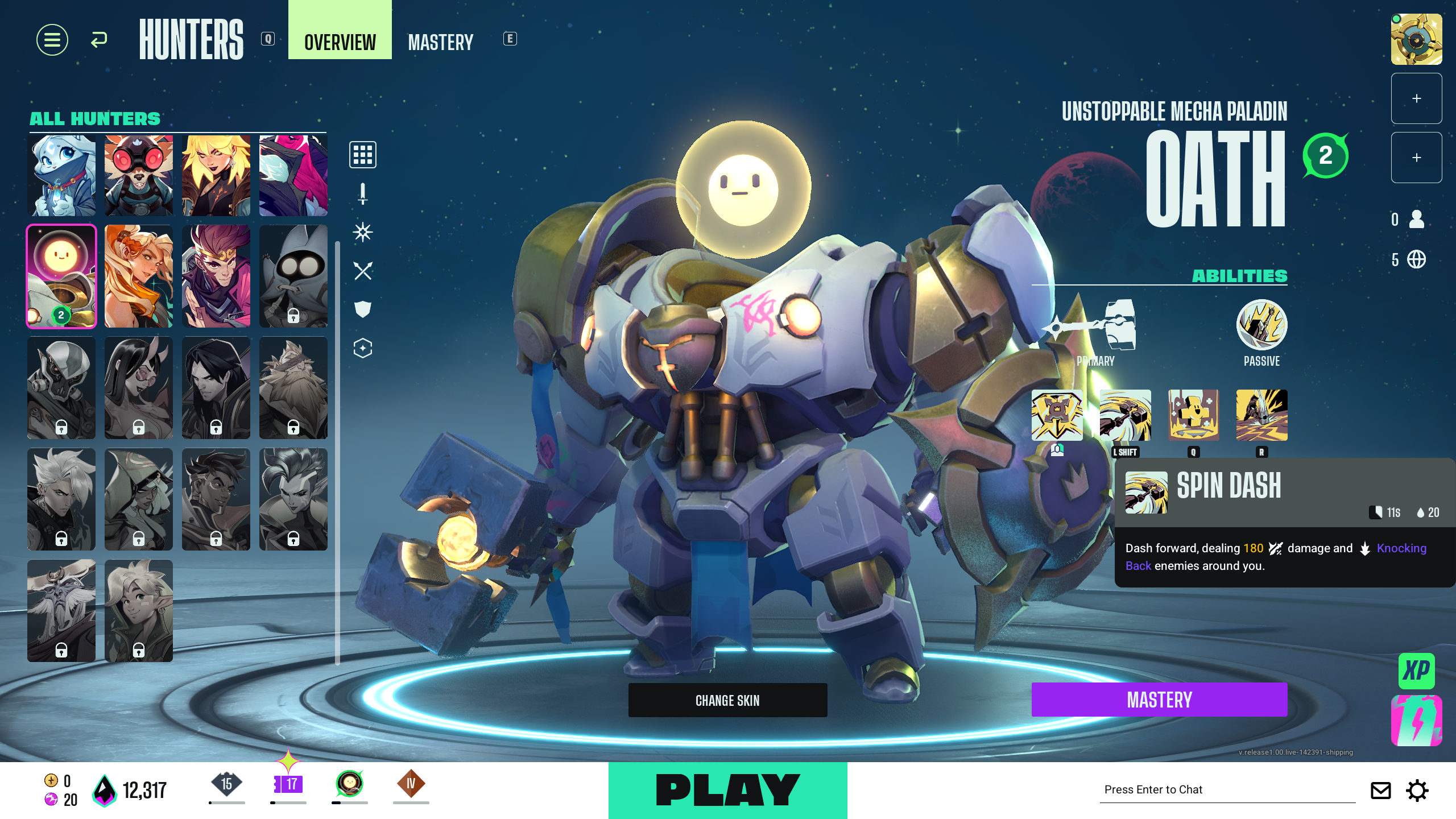 Spin Dash Ability (Image via Theorycraft Games | Deltia's Gaming)