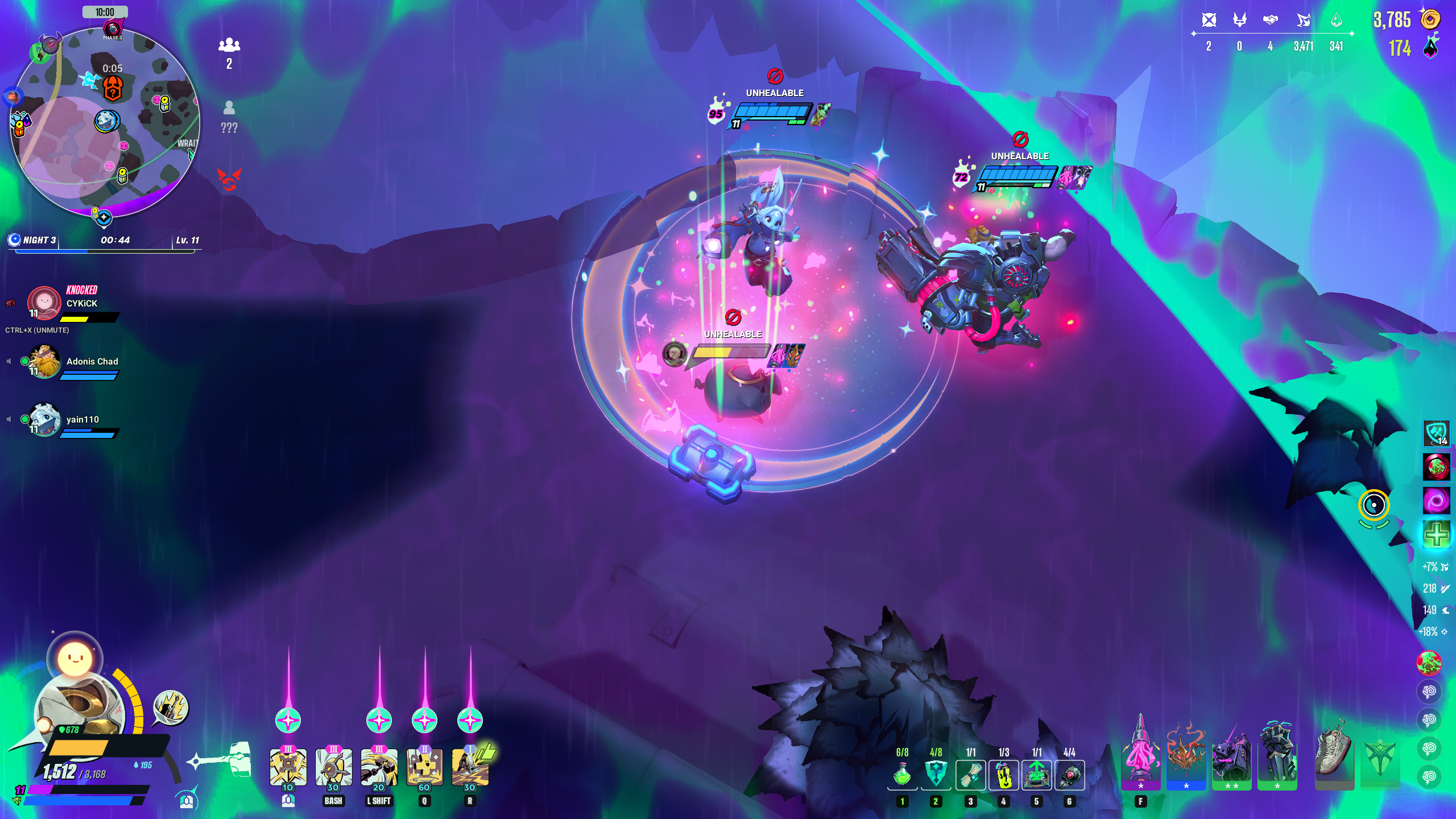 Have your teammates revive your Wisps (Image via theorycraft Games | Deltia's Gaming)