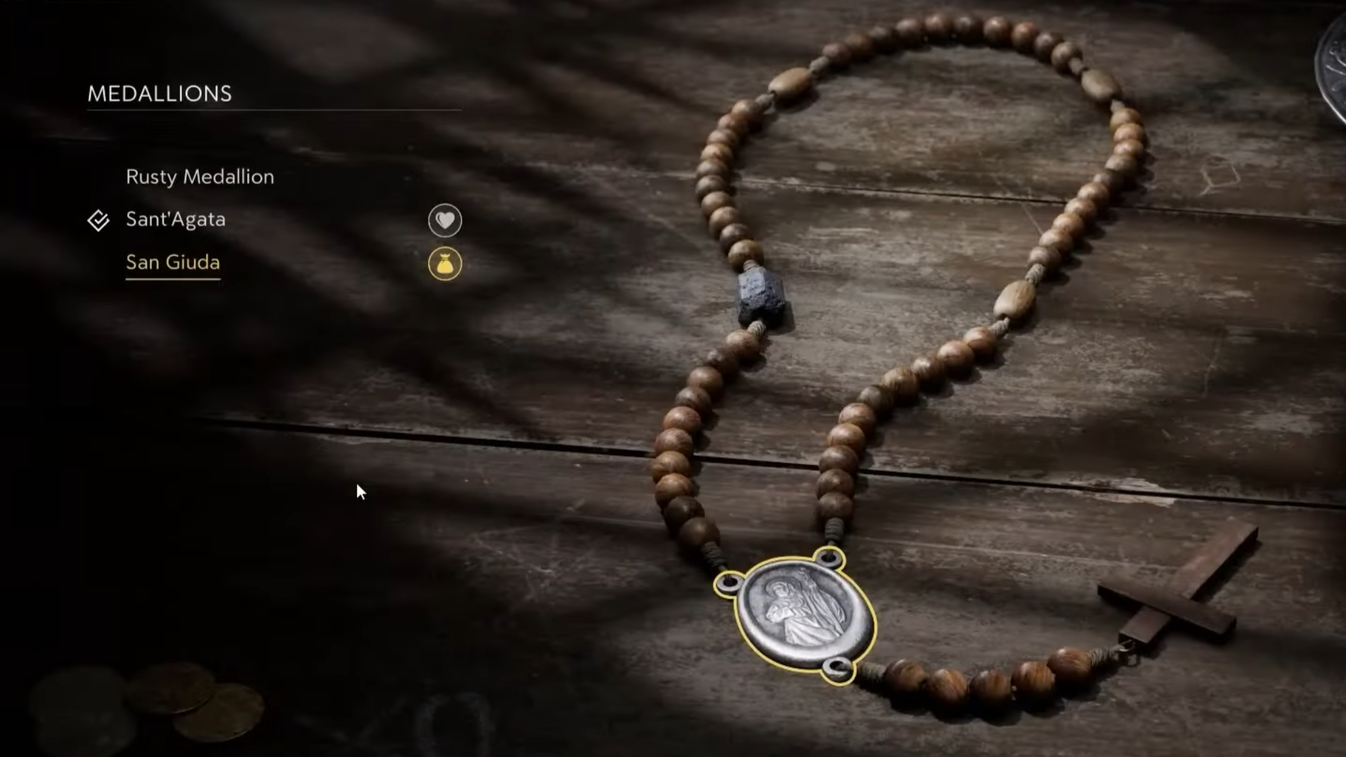 Medallions in Mafia The Old Country (Image via 2K Games)