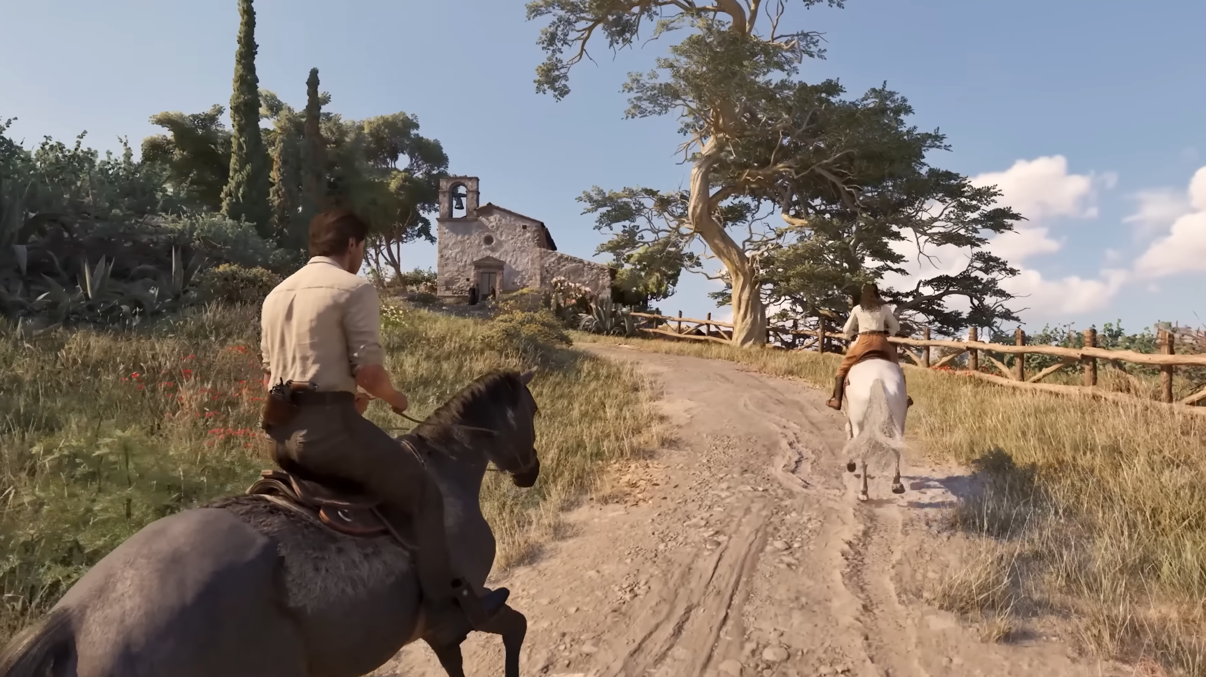 Horses in Mafia The Old Country (Image via 2K Games)