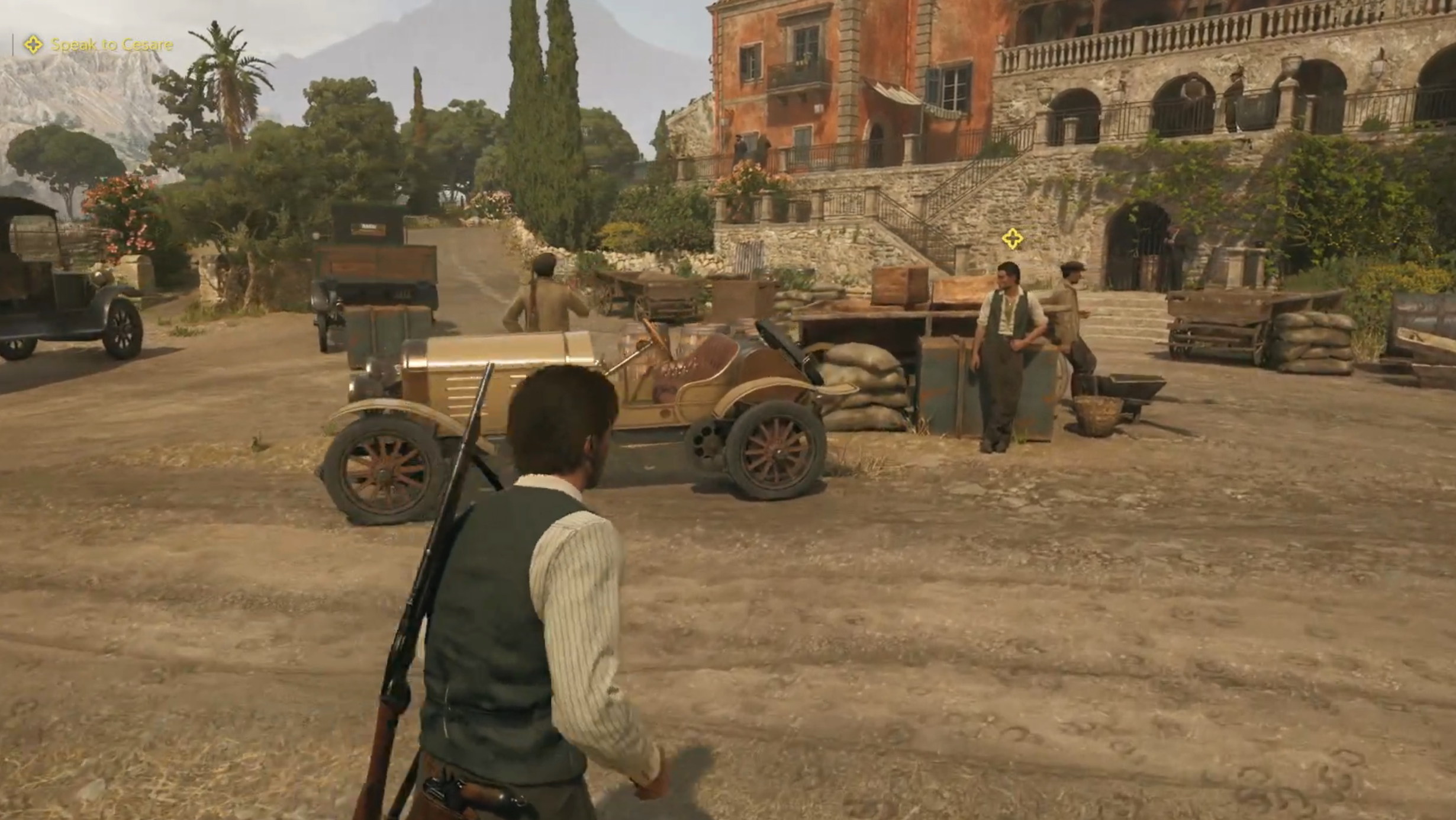 Meet with Cesare (Image via 2K Games)