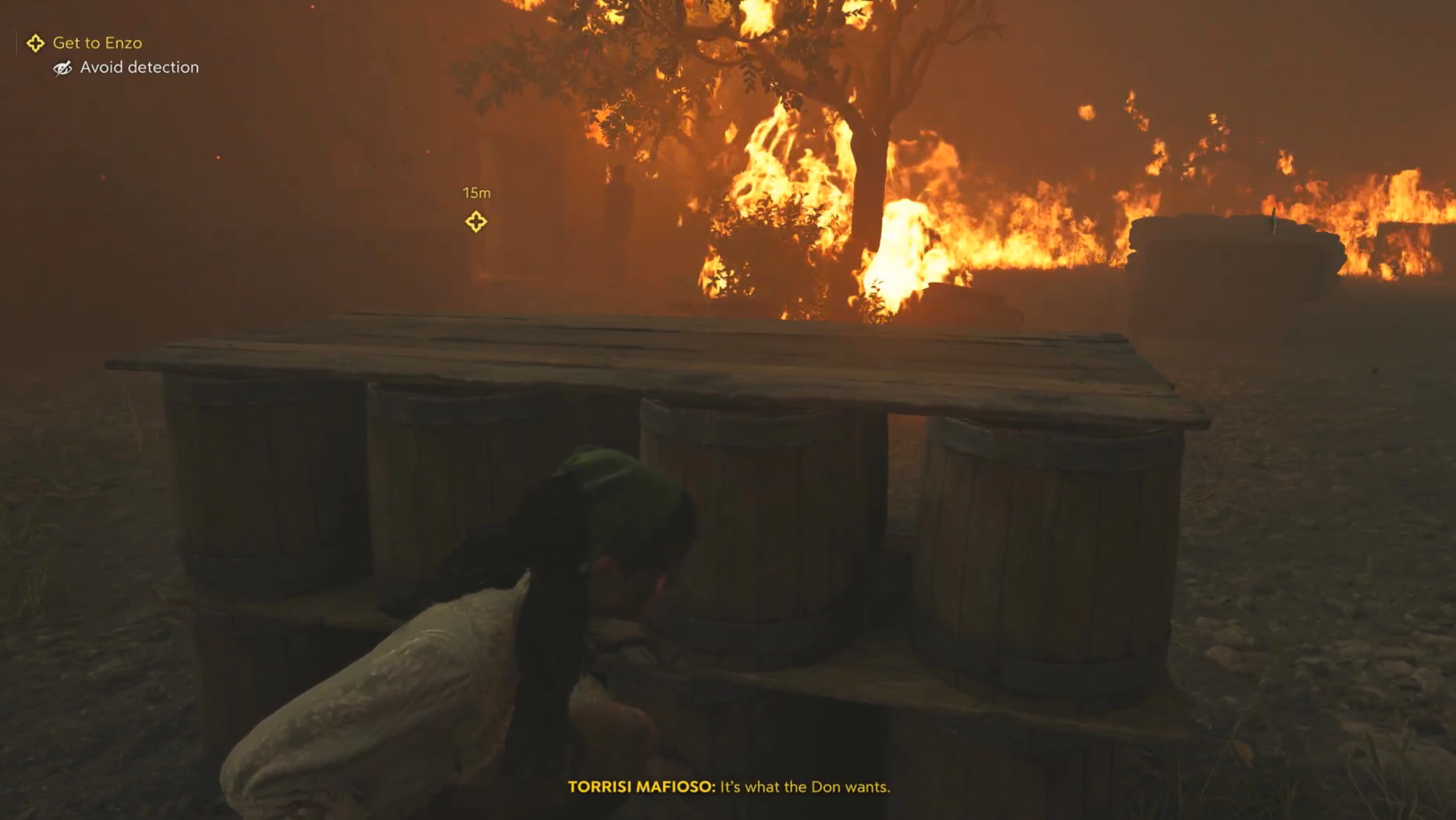 Escape through the garden (Image via 2K Games)