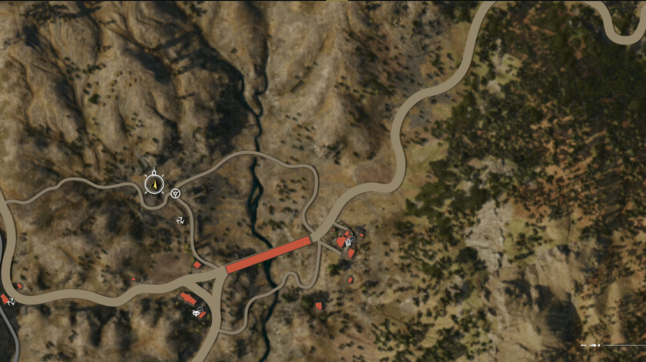Saints' Cards Map Location 4 (Image via 2K Games)