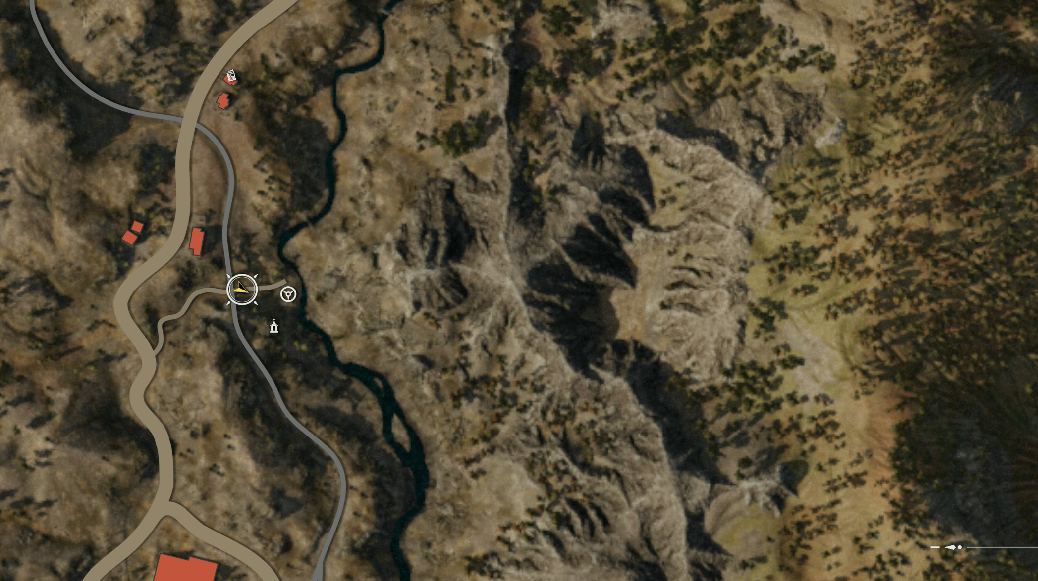 Saints' Cards Map Location 5 (Image via 2K Games)