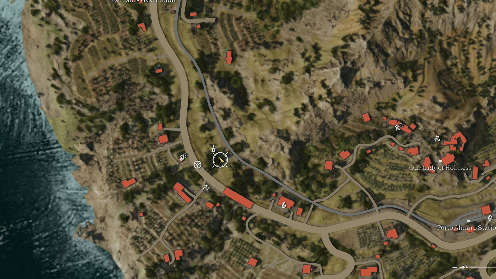 Saints' Cards Map Location 9 (Image via 2K Games)