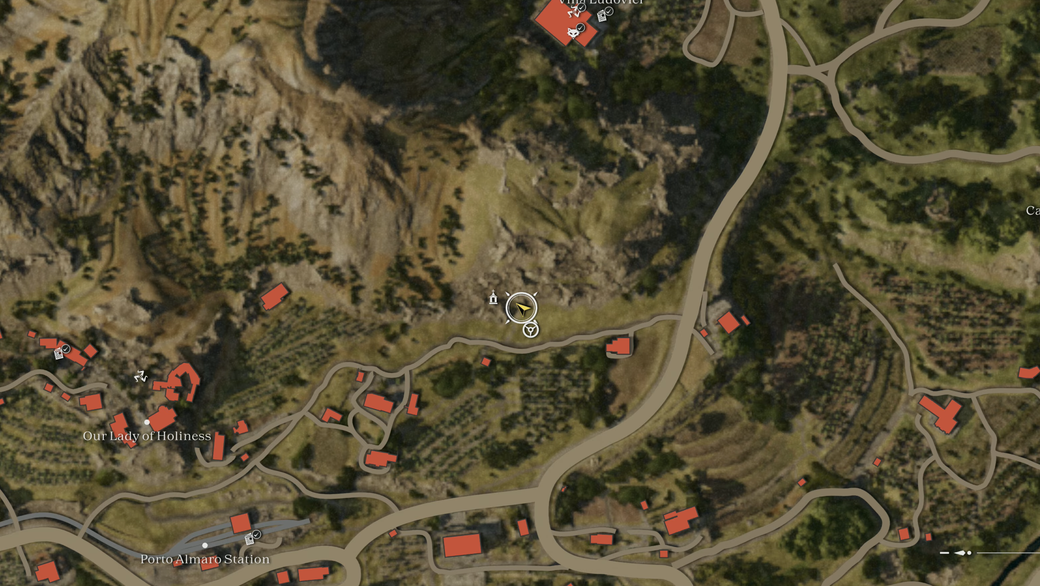 Saints' Cards Map Location 10 (Image via 2K Games)