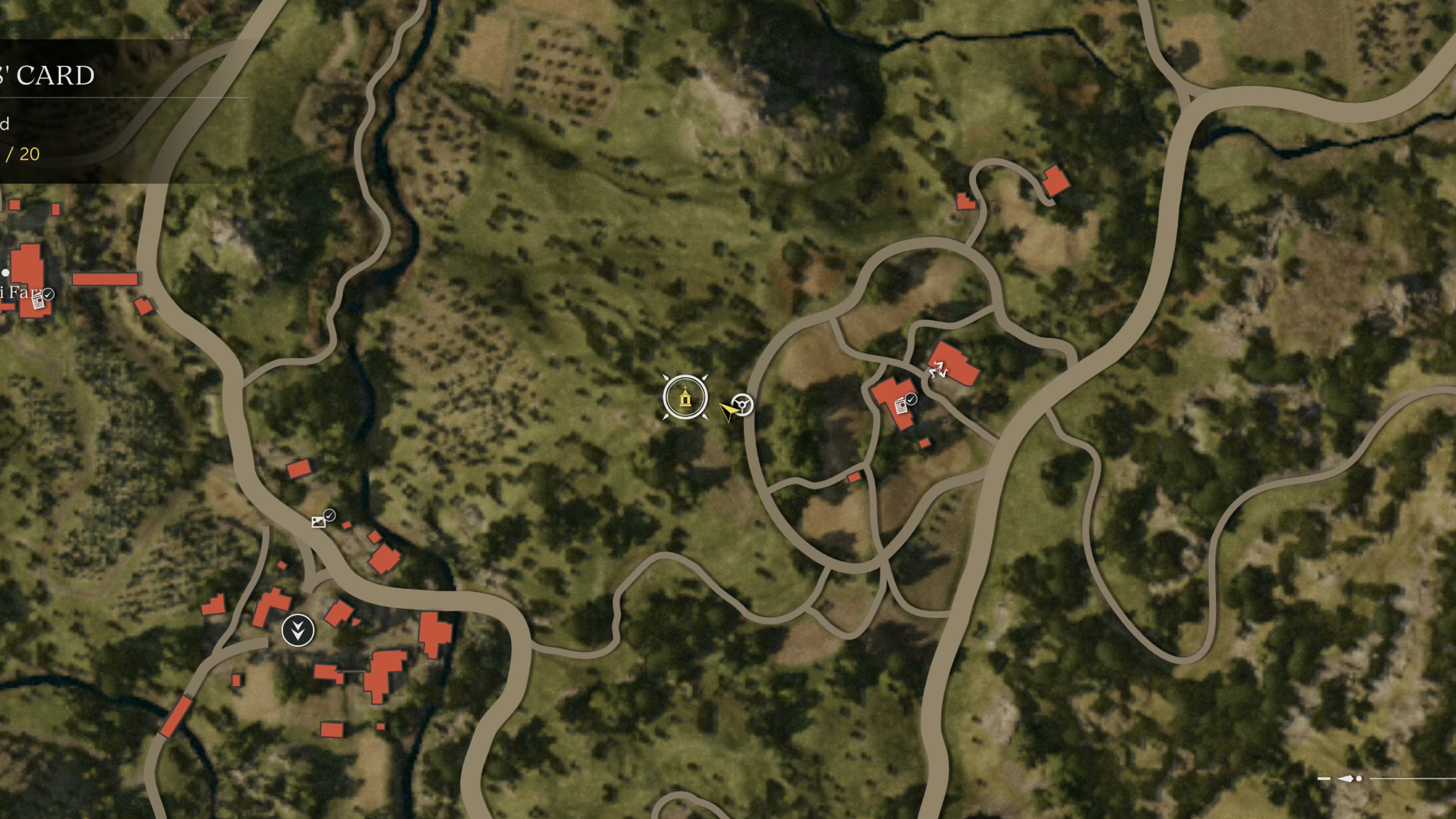 Saints' Cards Map Location 13 (Image via 2K Games)