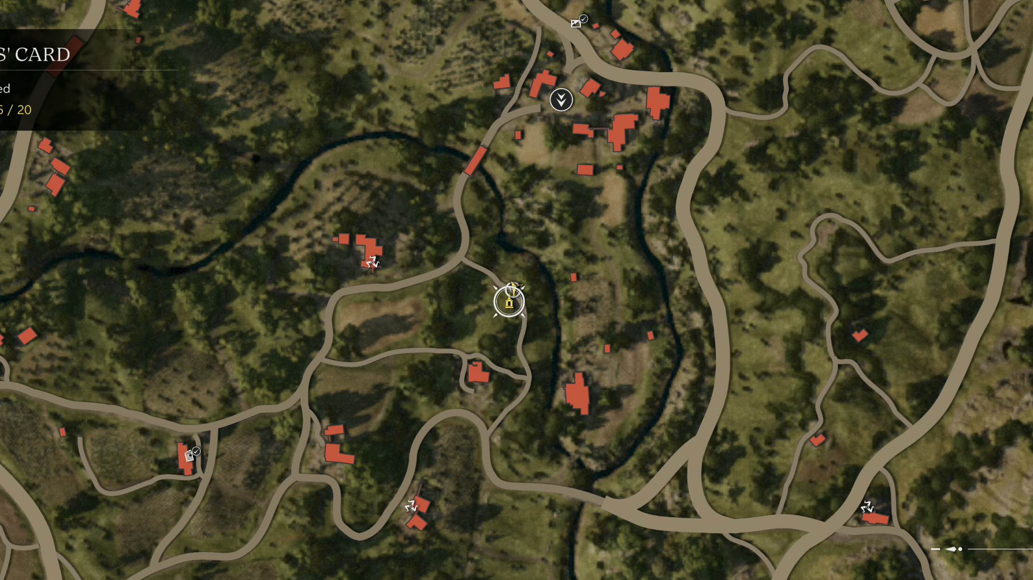 Saints' Cards Map Location 14 (Image via 2K Games)