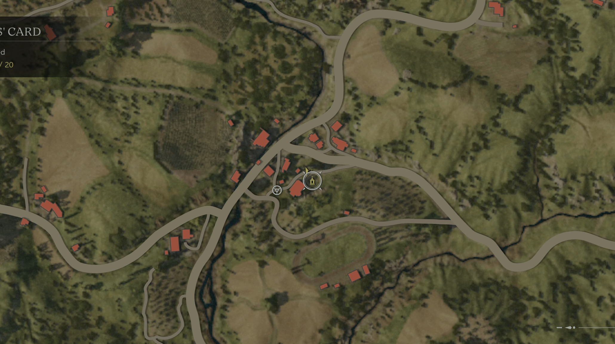 Saints' Cards Map Location 15 (Image via 2K Games)